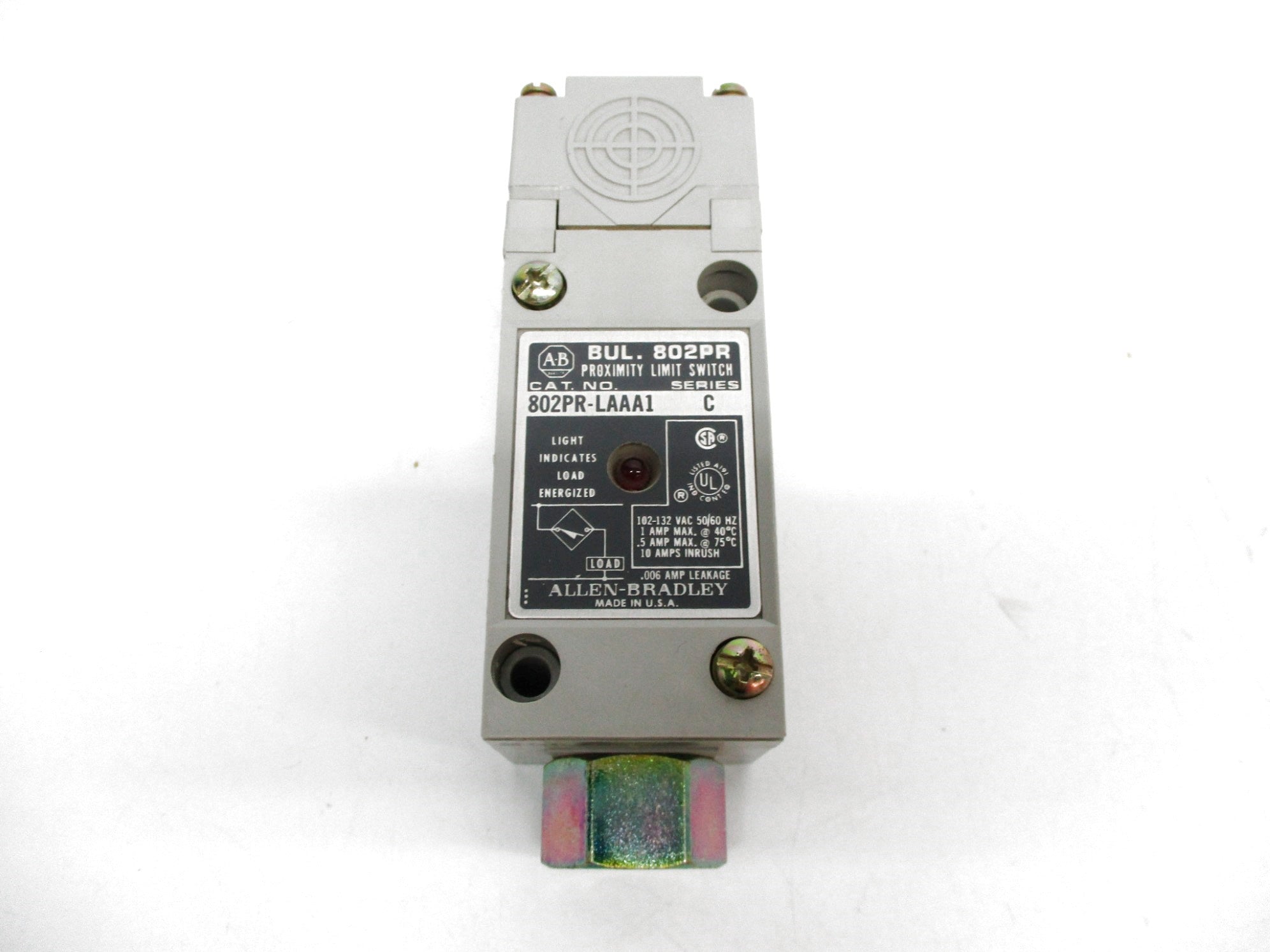 INDUSTRIAL SPARE PART 802PR-LAAA1 SER. C 102-132VAC 10A (WH) NSMP
