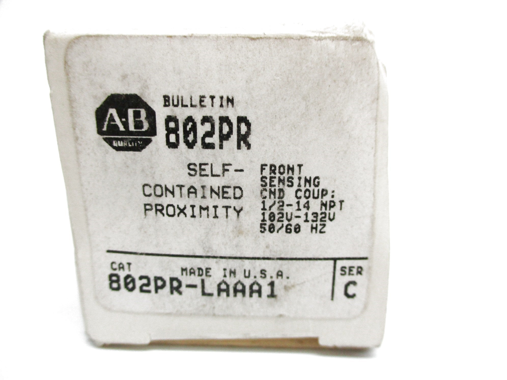 INDUSTRIAL SPARE PART 802PR-LAAA1 SER. C 102-132VAC 10A (WH) NSMP