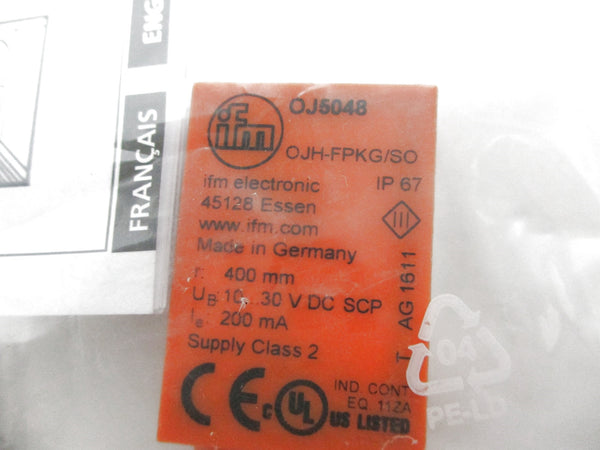 IFM EFECTOR OJ5048 NSMP