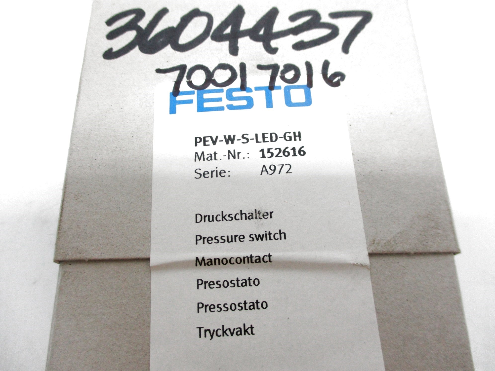 FESTO PEV-W-S-LED-GH NSFS