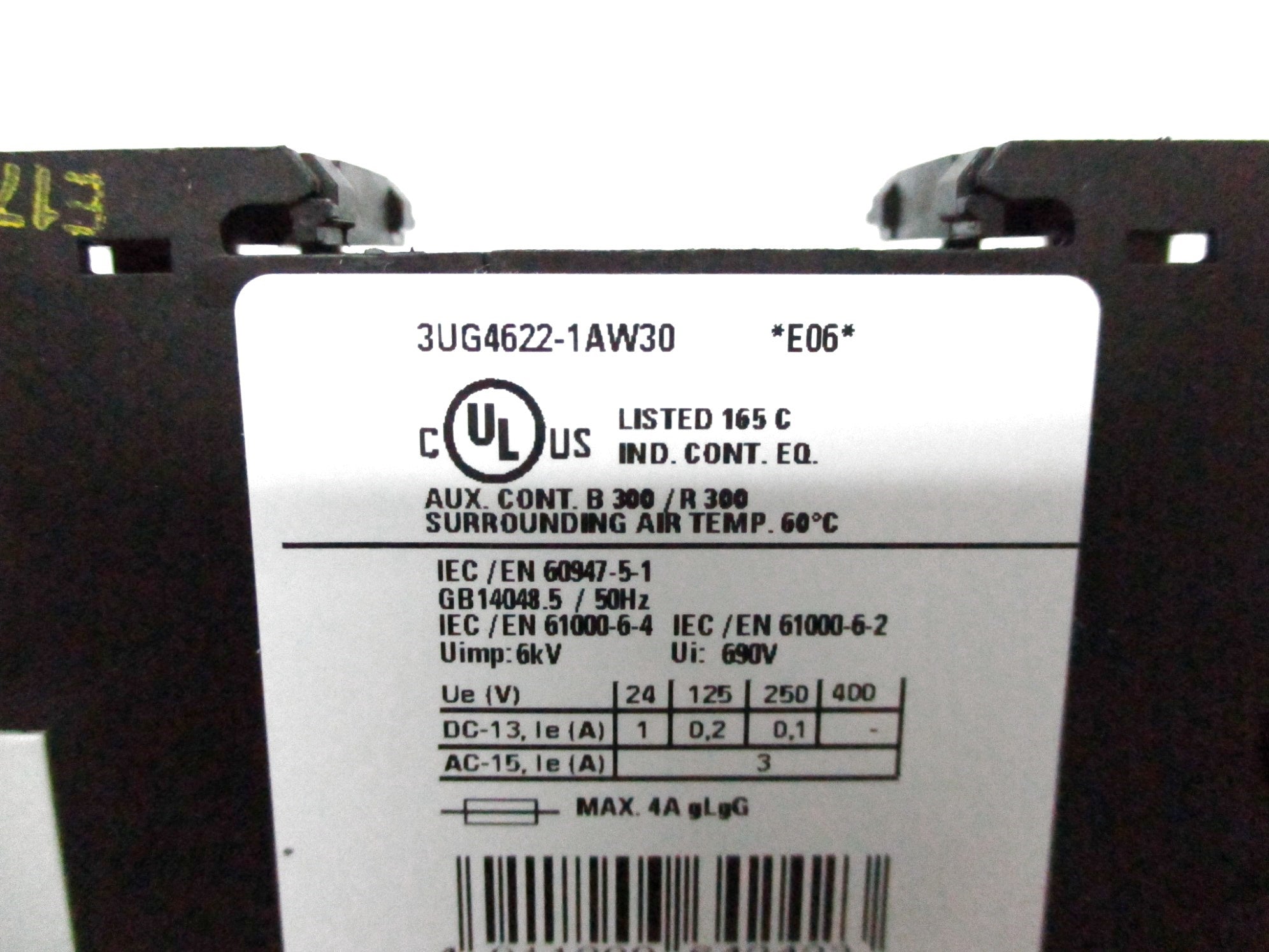 SIEMENS 3UG4622-1AW30 690V NSNP