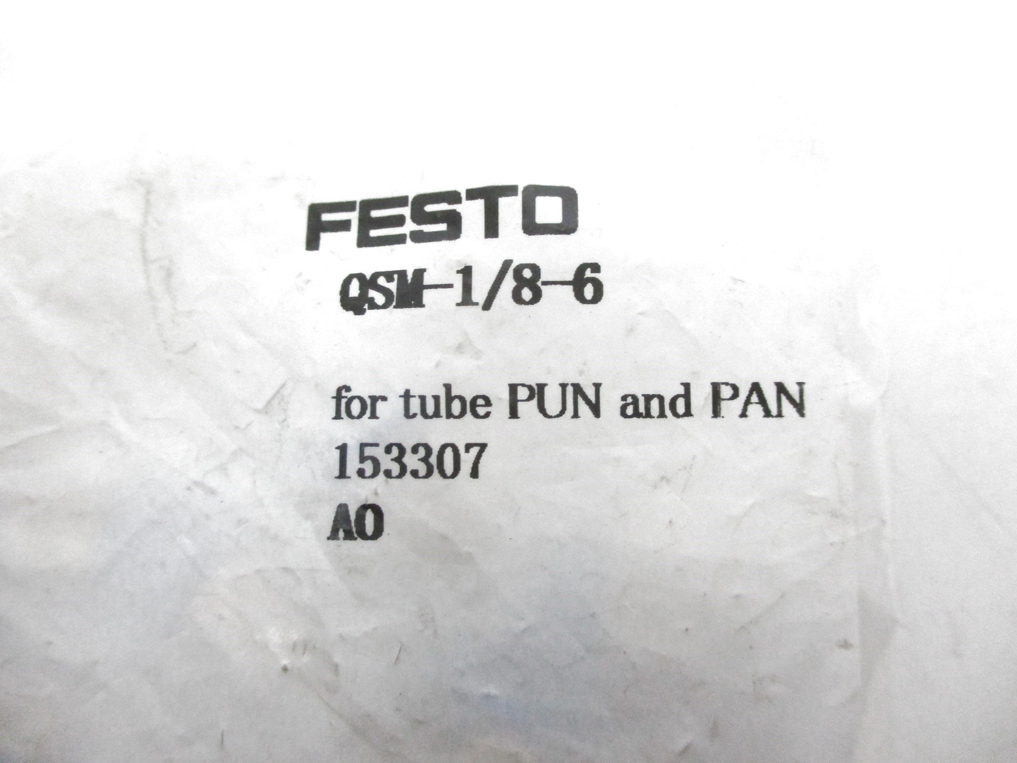 FESTO QSM-1/8-6 (PKG OF 10) NSMP