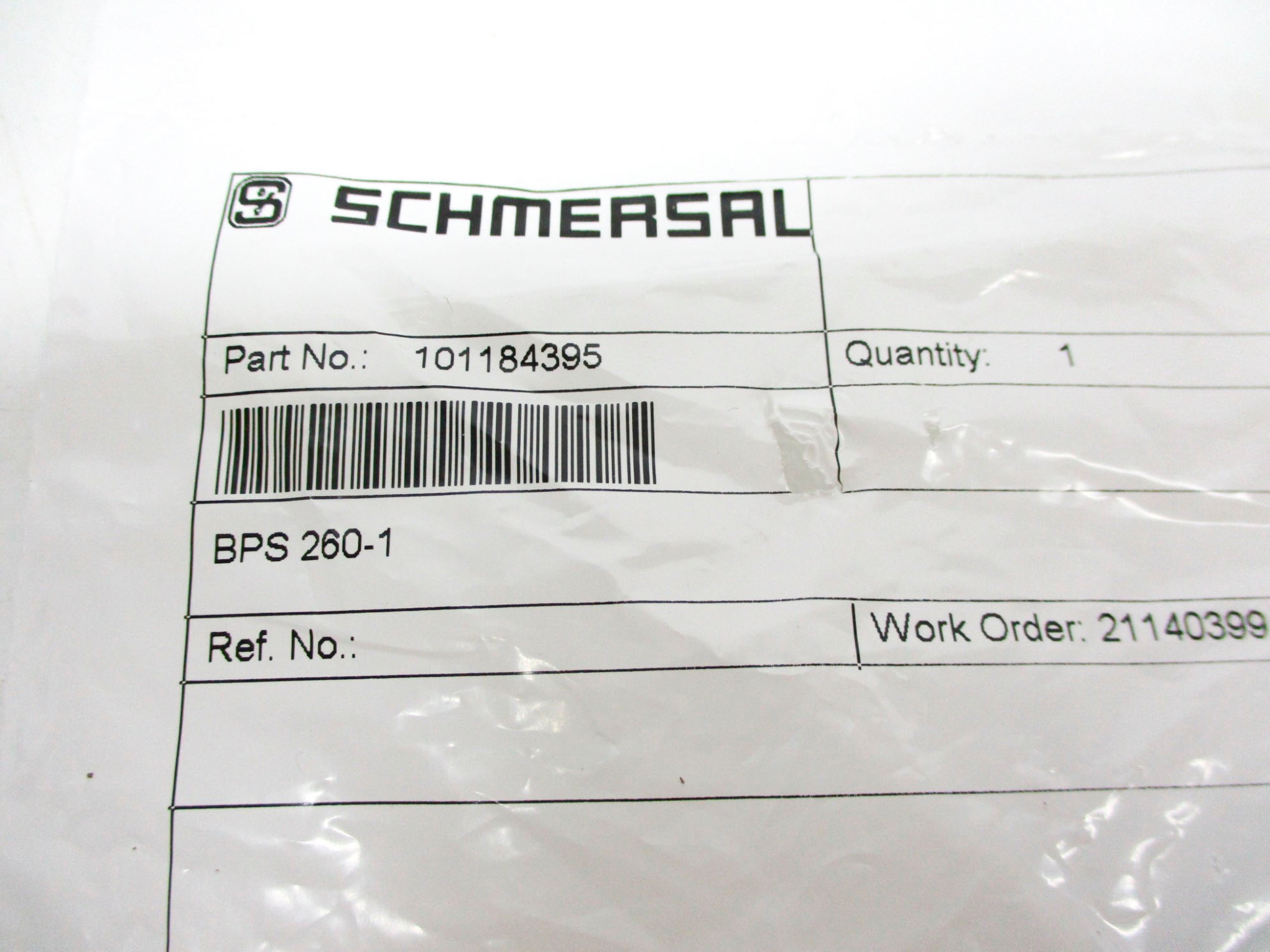 SCHMERSAL BPS260-1 101184395 NSMP