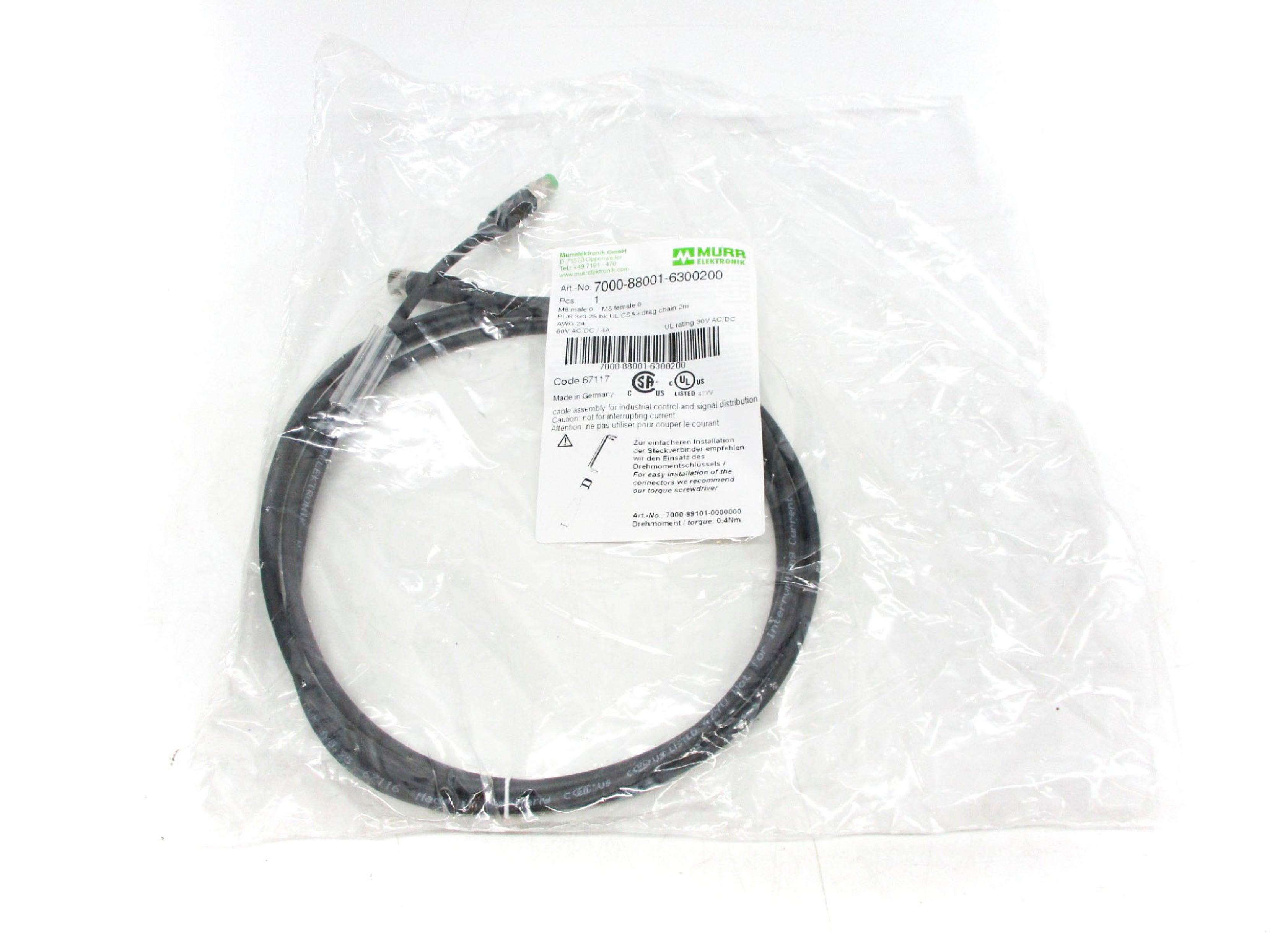 MURR ELEKTRONIK 7000-88001-6300200 NSMP