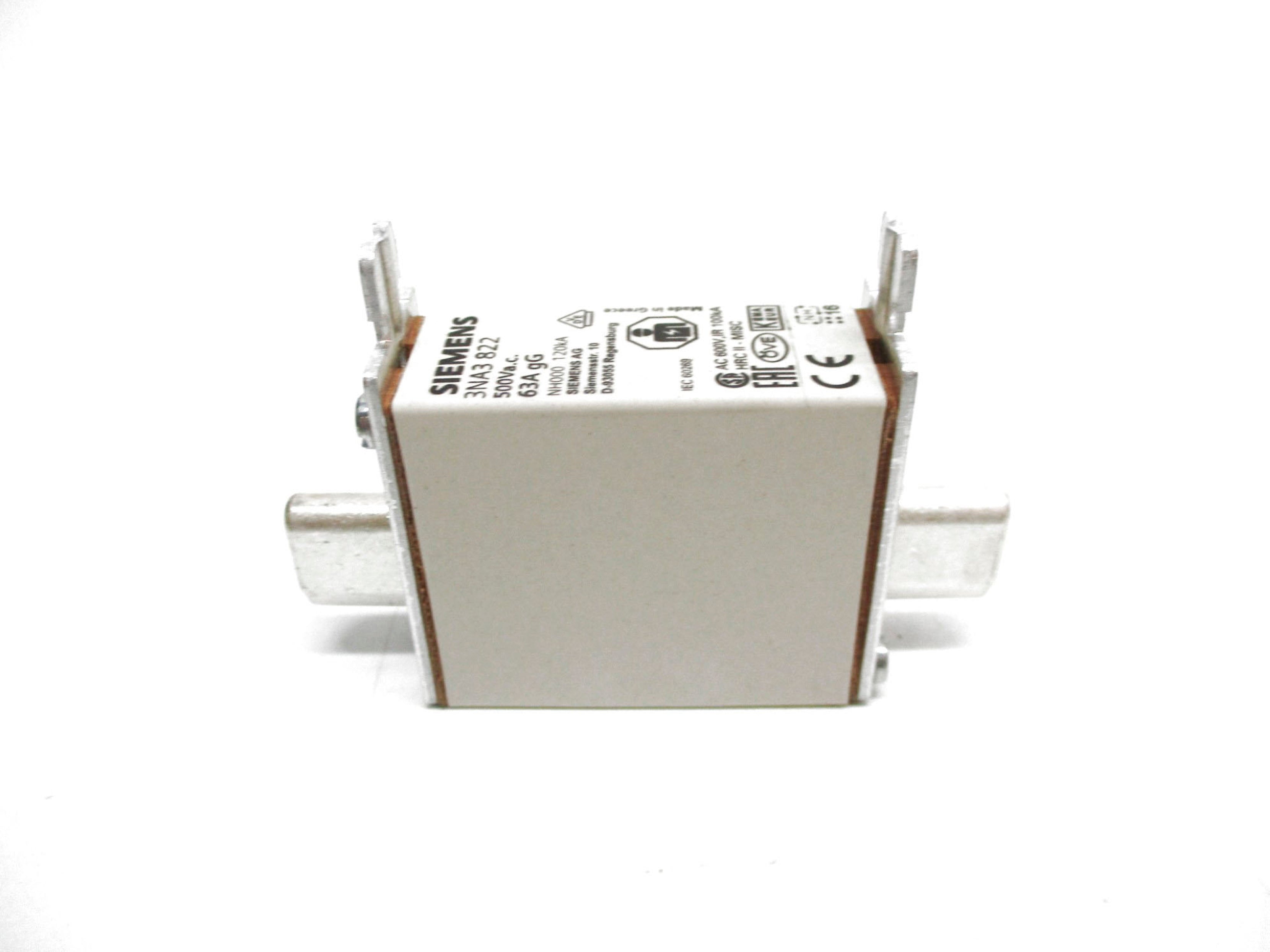 SIEMENS 3NA3822 500VAC 63A NSNP