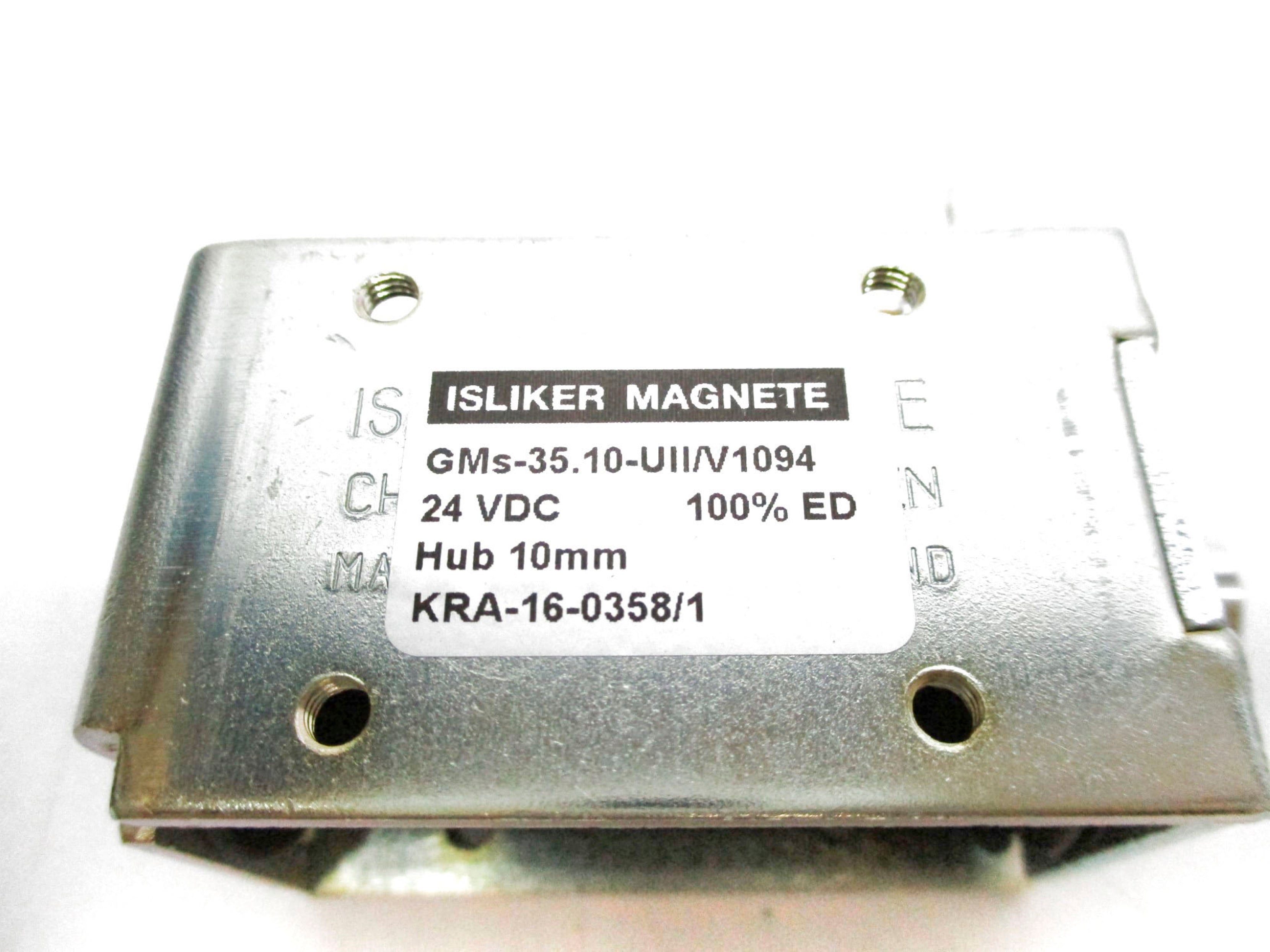 ISLIKER MAGNETS KRA-16-0358/1 GMS-35-10-UII/V1094 24VDC NSNP