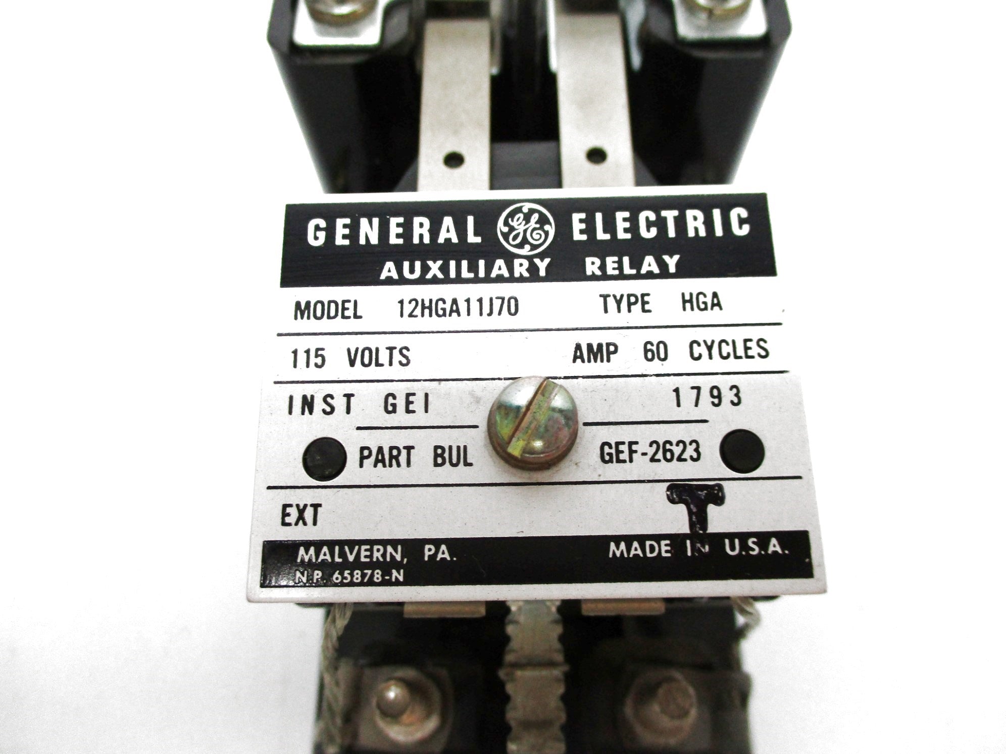 GENERAL ELECTRIC 12HGA11J70 115V (AS PICTURED) NSNP