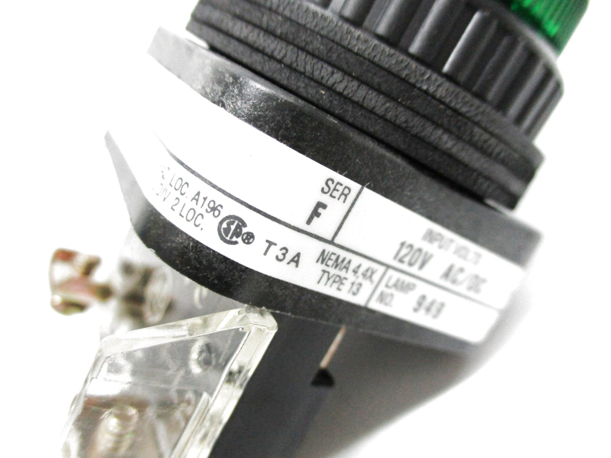 ALLEN BRADLEY 800H-QR10G SER. F 120V (GY/BL) NSMP