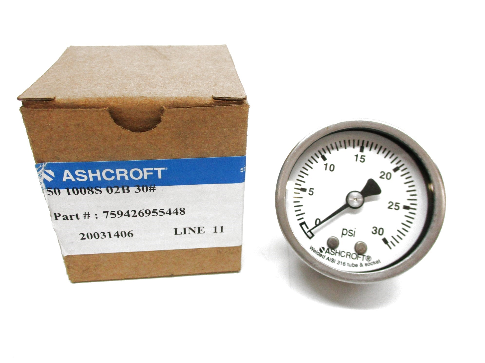 ASHCROFT 501008S02B30# NSMP