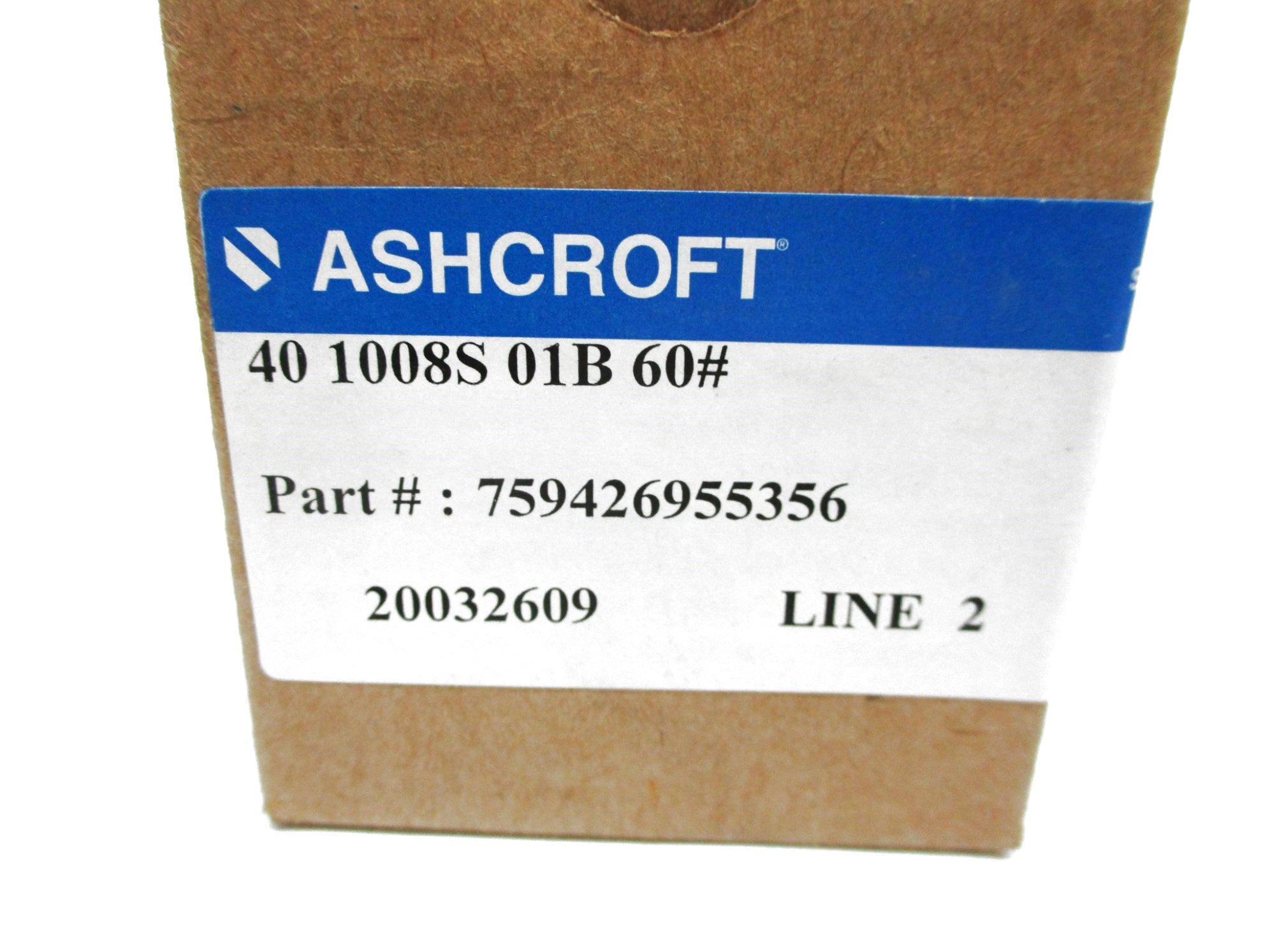 ASHCROFT 401008S01B60# NSMP
