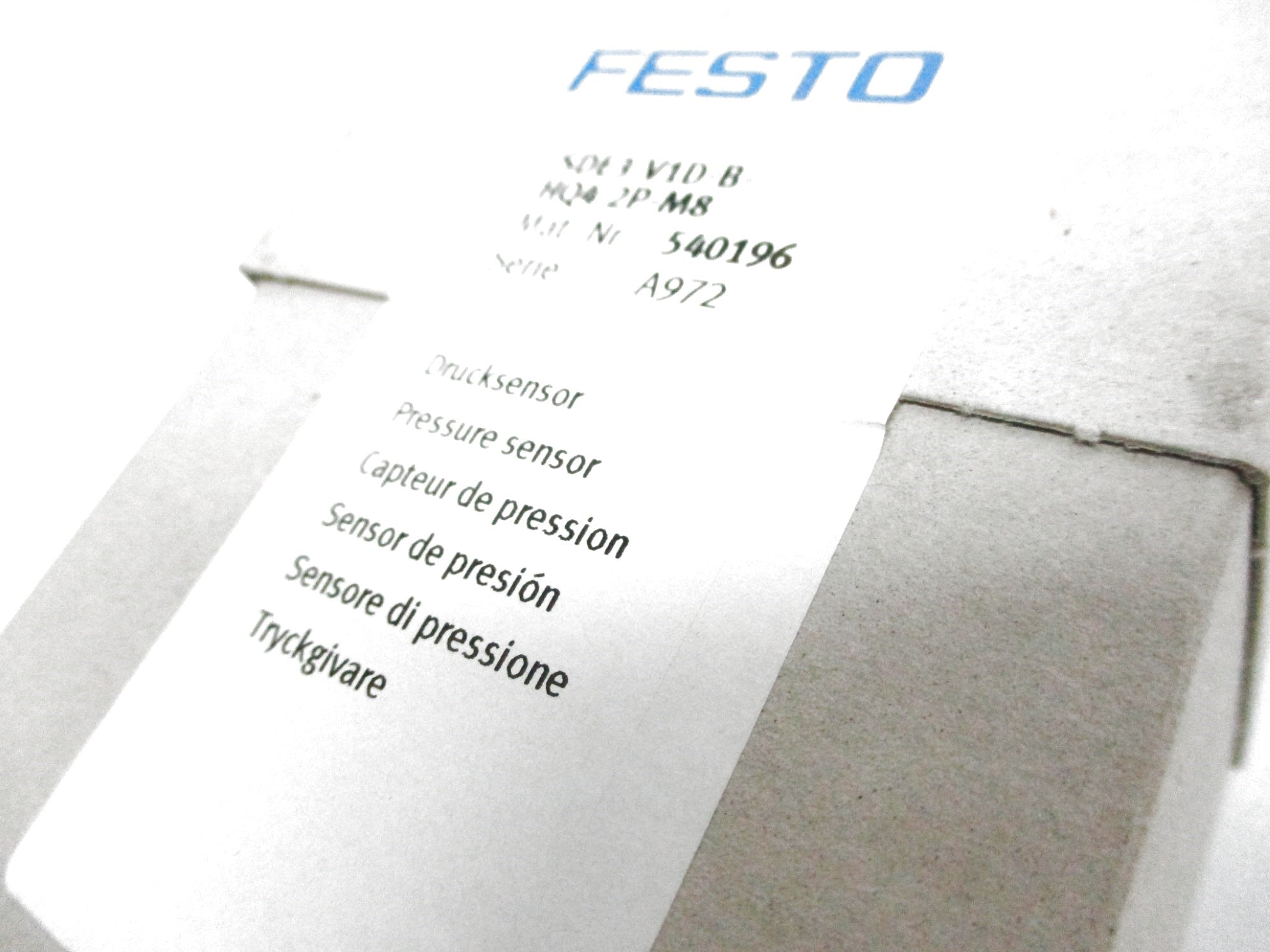 FESTO SDE3-V1D-B-HQ4-2P-M8 NSFS