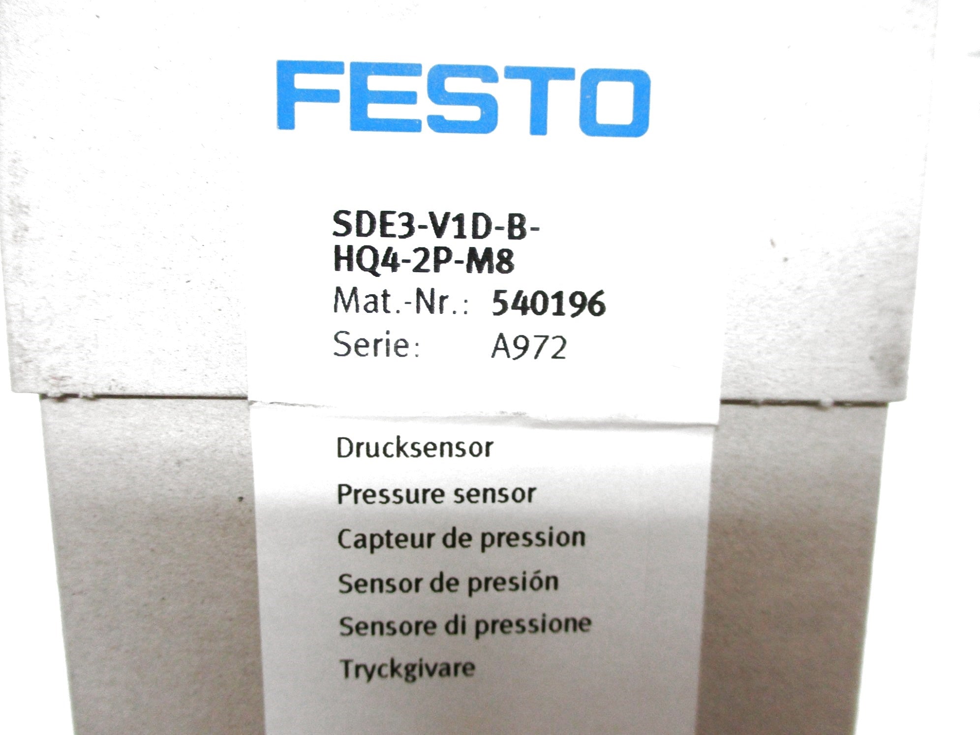 FESTO SDE3-V1D-B-HQ4-2P-M8 NSFS