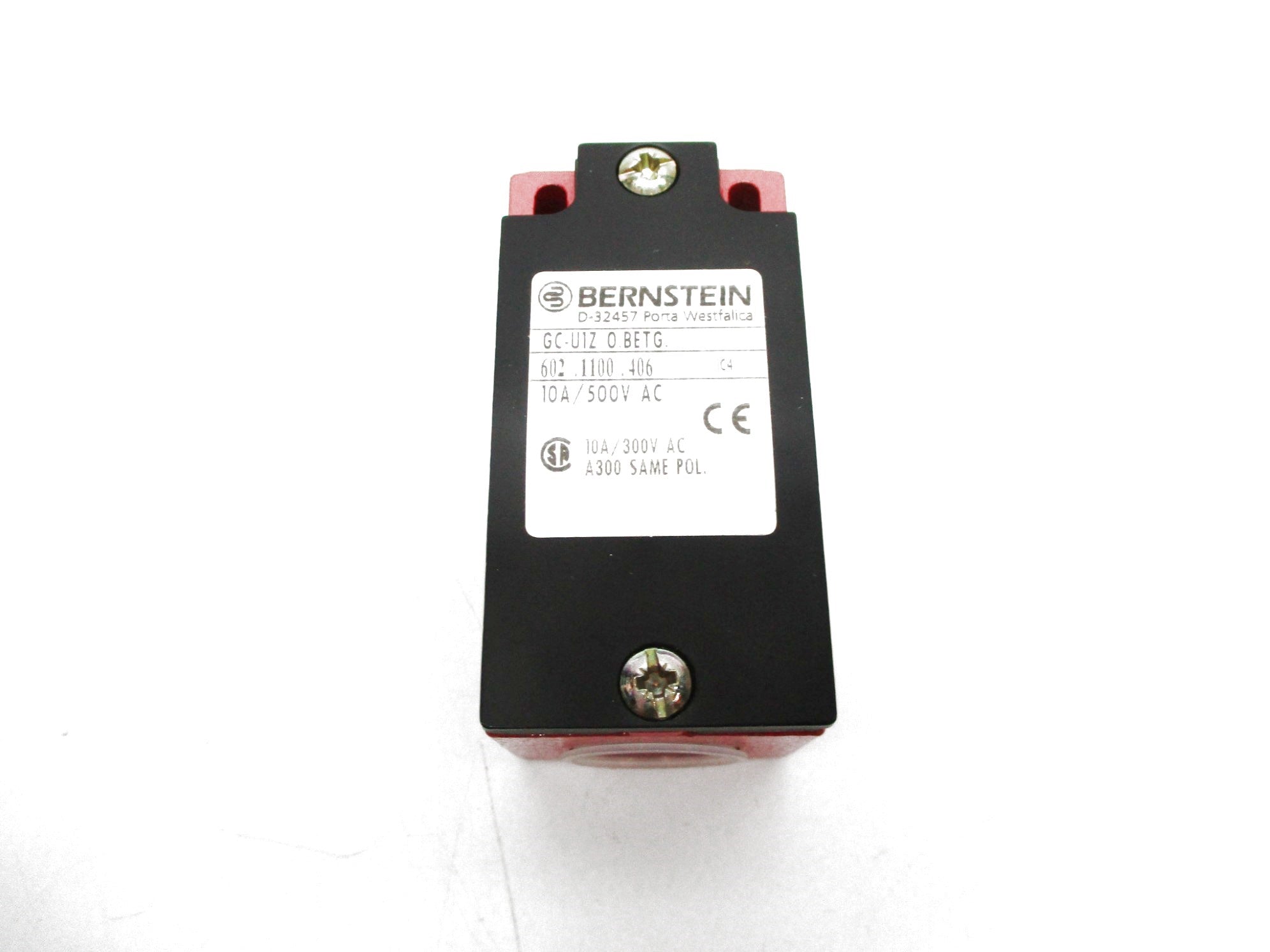 BERNSTEIN 602.1100.406 GC-U1ZO.BETG. 500VAC 10A NSNP