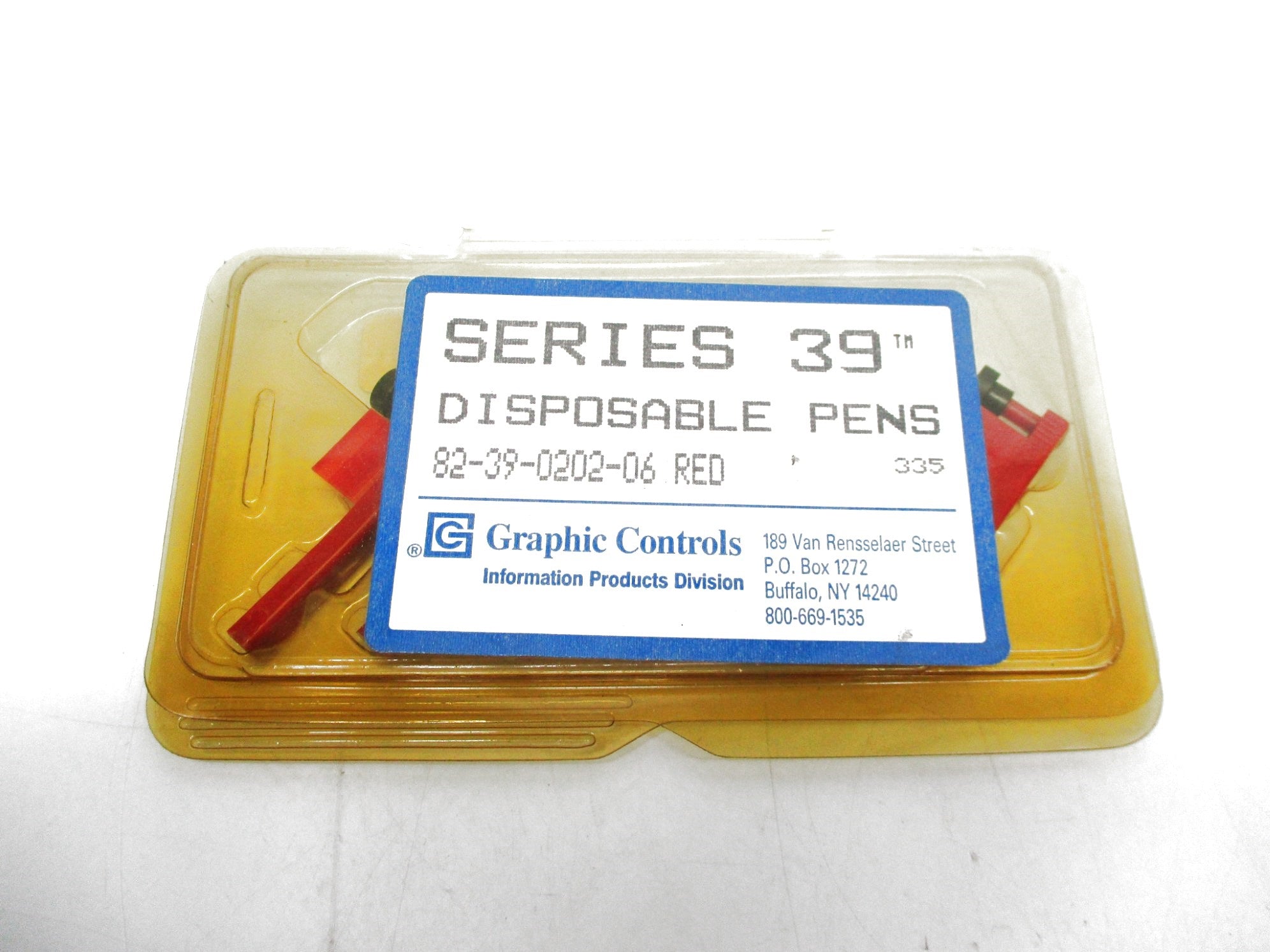 GRAPHIC CONTROLS 82-39-0202-06 (PKG OF 6) NSMP