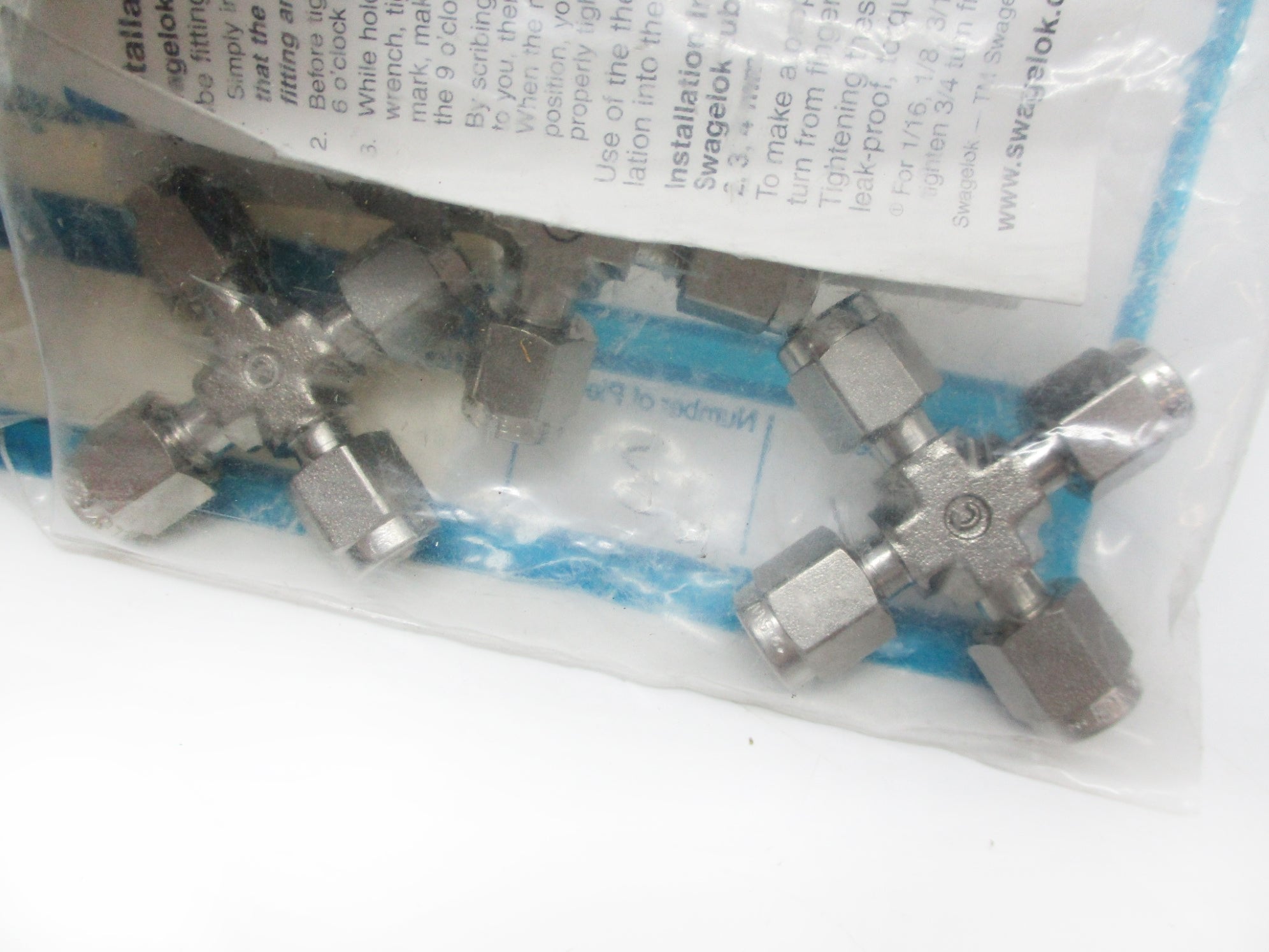 SWAGELOK SS-200-4 (PKG OF 3) NSMP