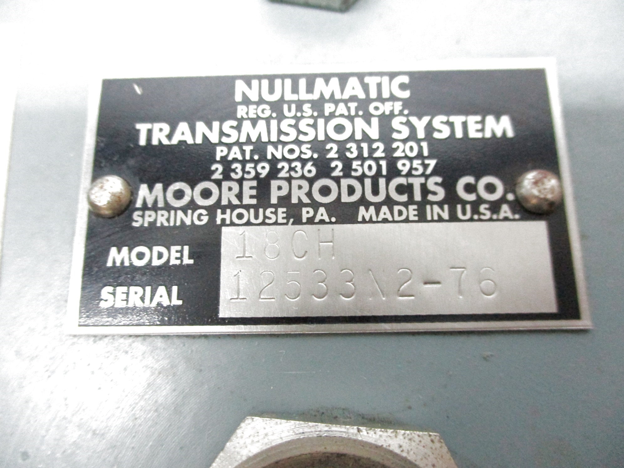 MOORE PRODUCTS 18CH UNMP