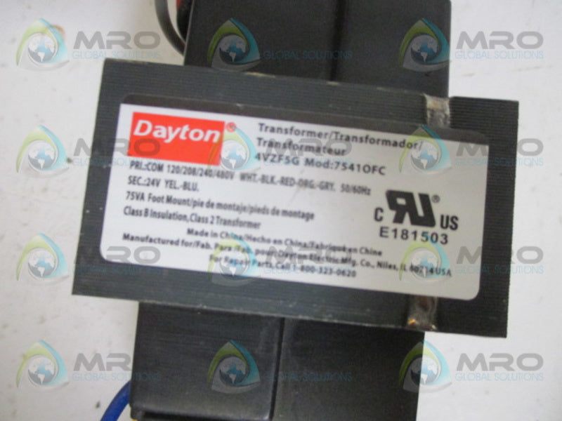 DAYTON 4VZF5G TRANSFORMER 12/208/240/480V *NEW NO BOX*