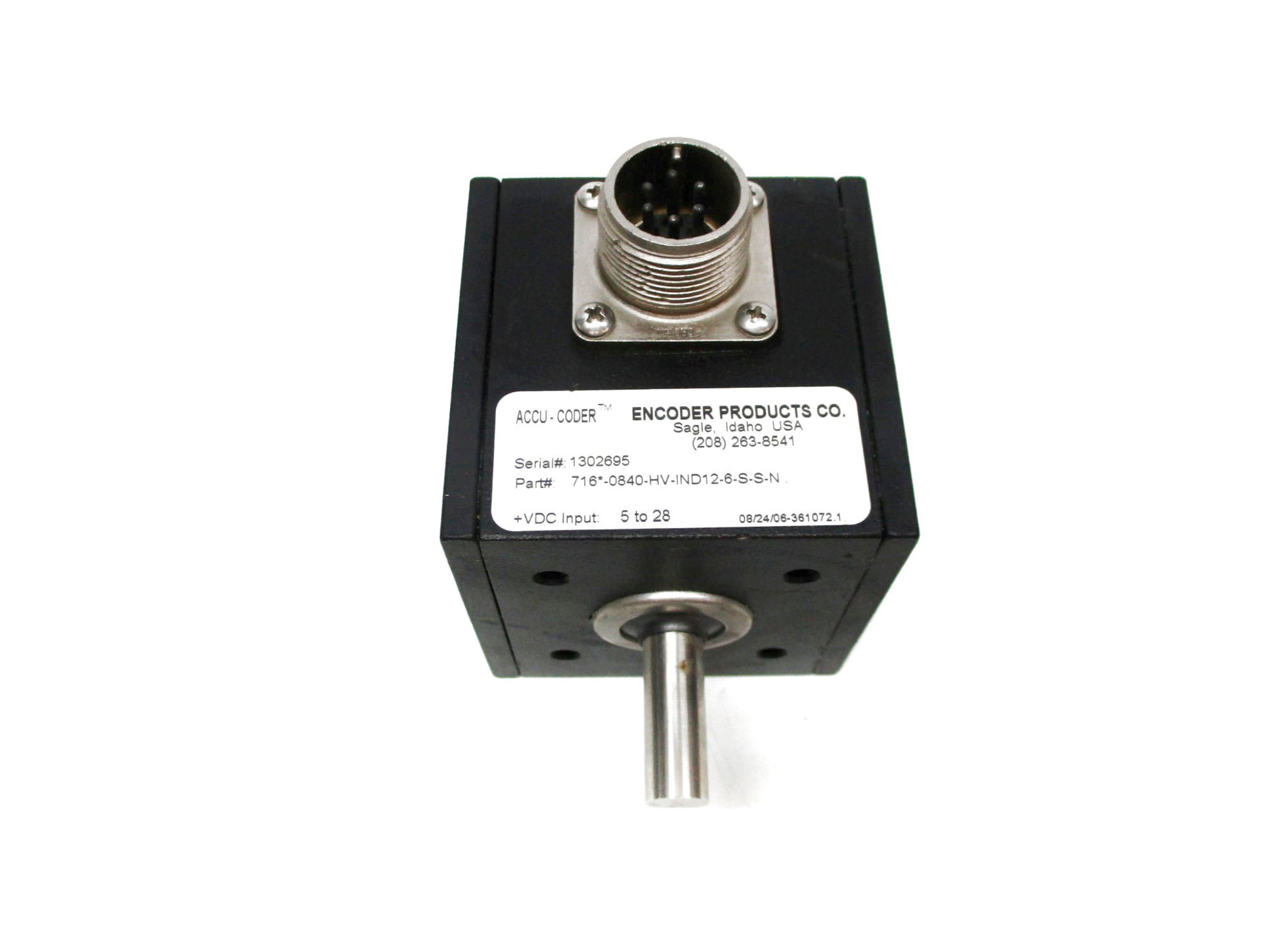 ENCODER PRODUCTS 716*-0840-HV-IND12-6-S-S-N NSNP