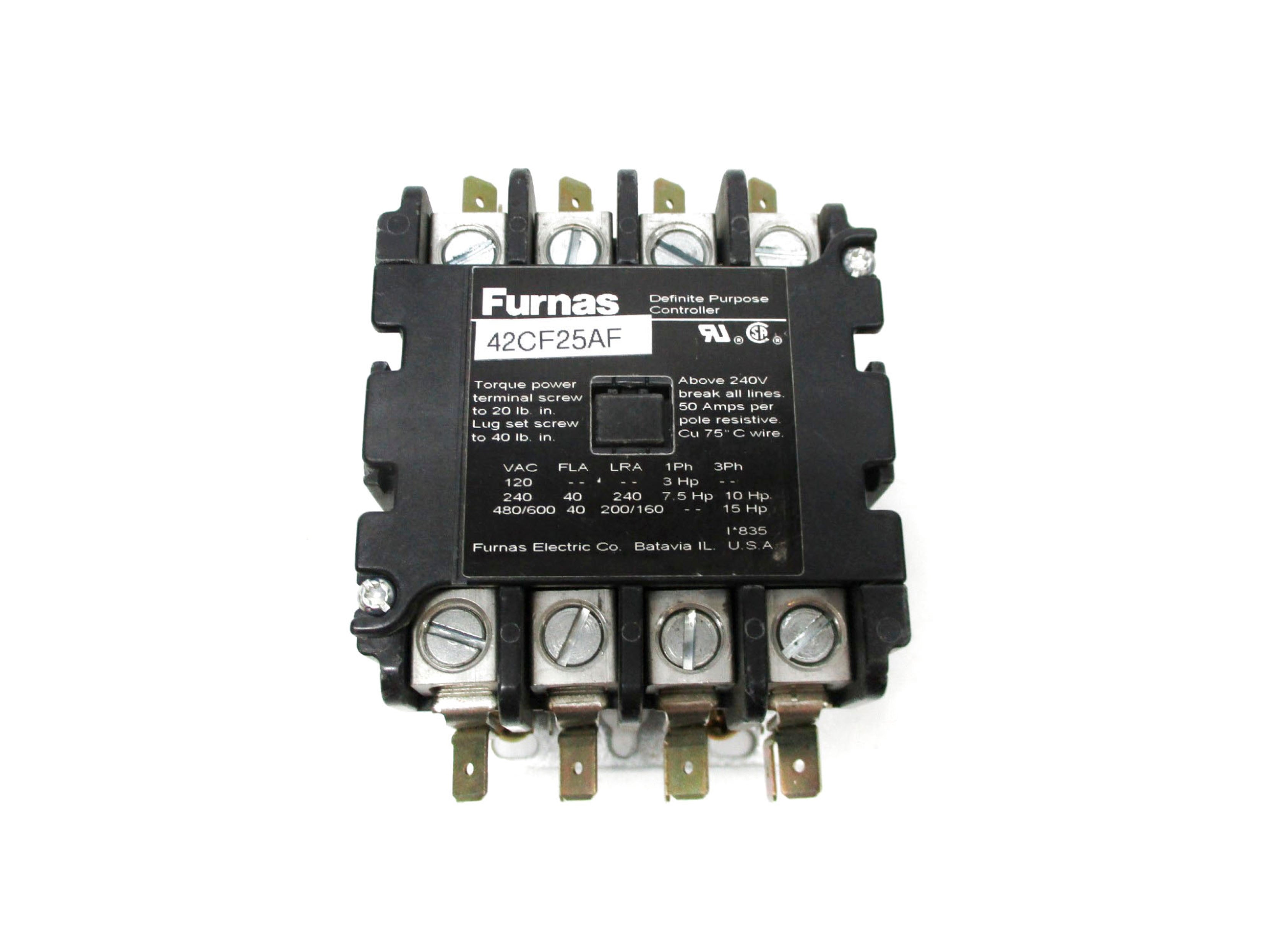 FURNAS 42CF25AF 110/120V (AS PICTURED) NSNP