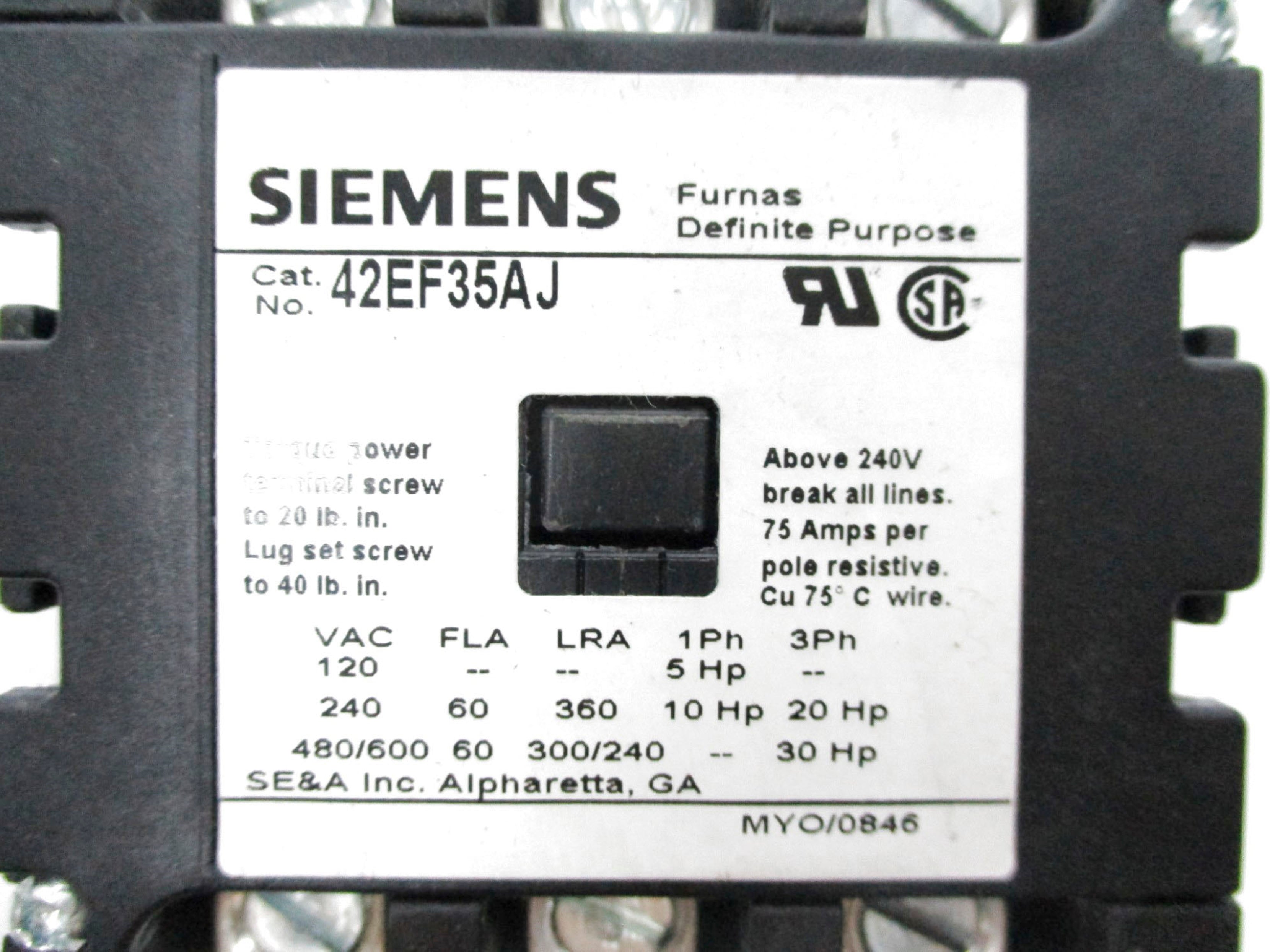 SIEMENS 42EF35AJ 24V NSNP