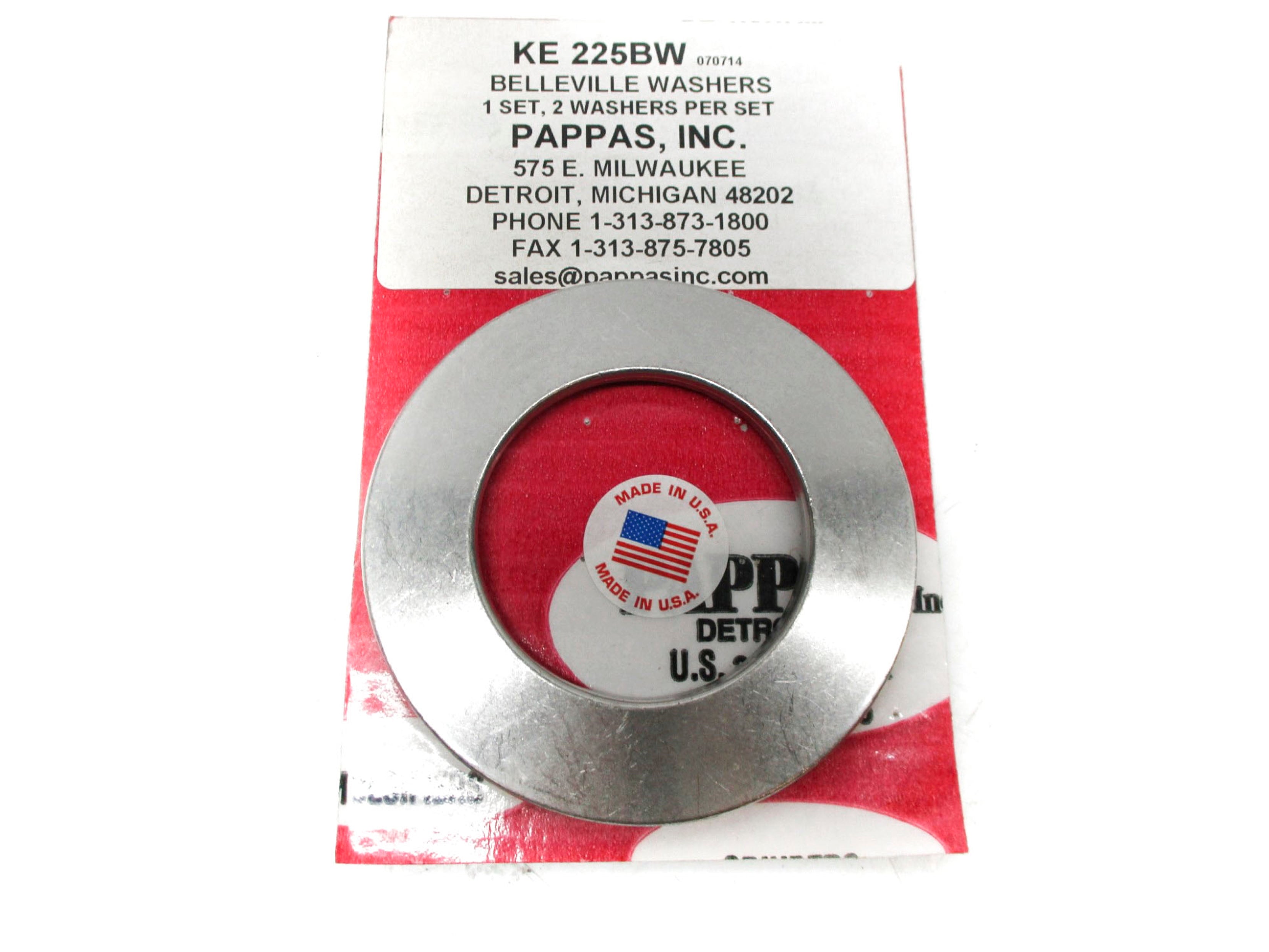 PAPPAS KE225BW (PKG OF 2) NSFS