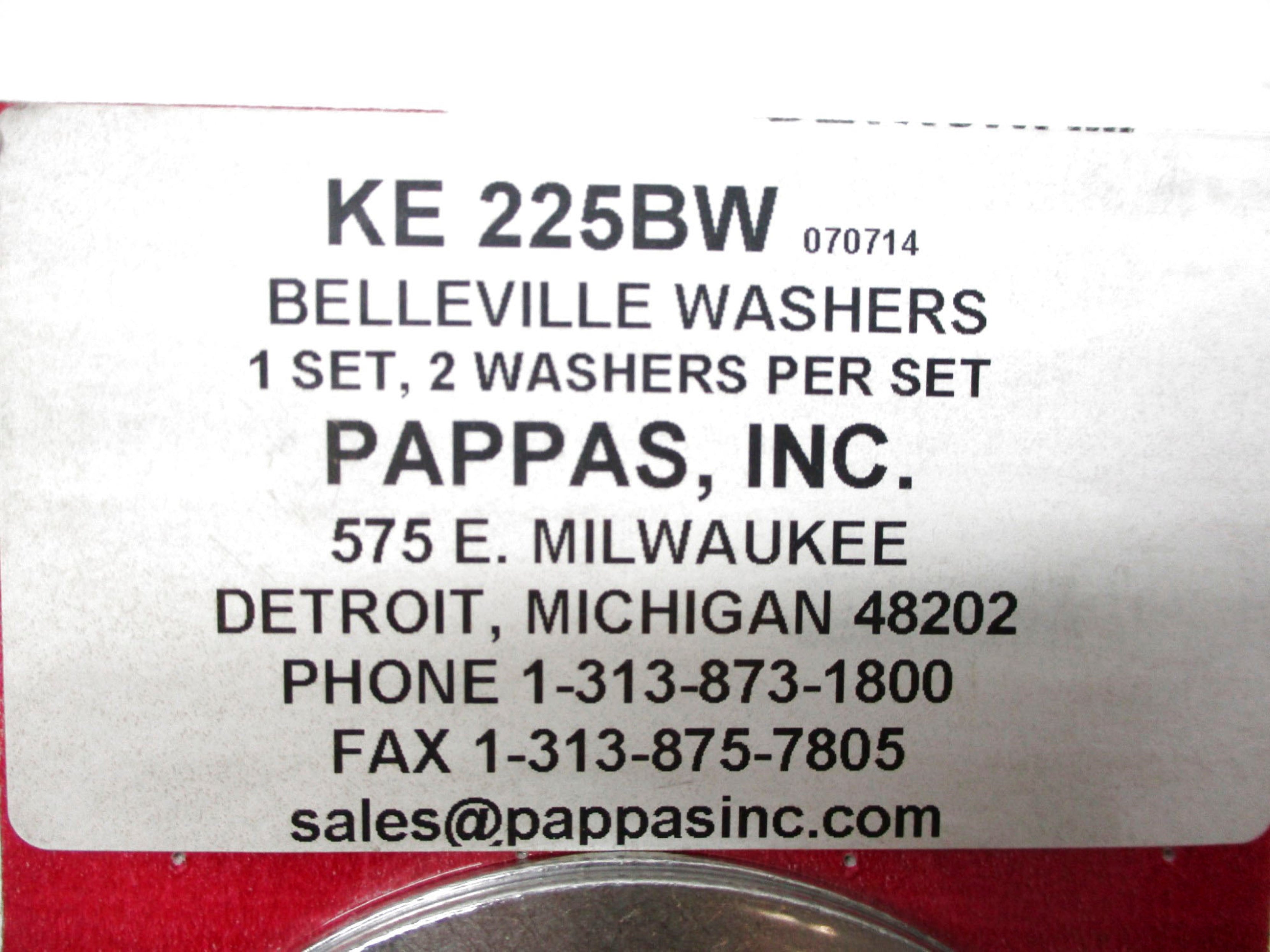 PAPPAS KE225BW (PKG OF 2) NSFS