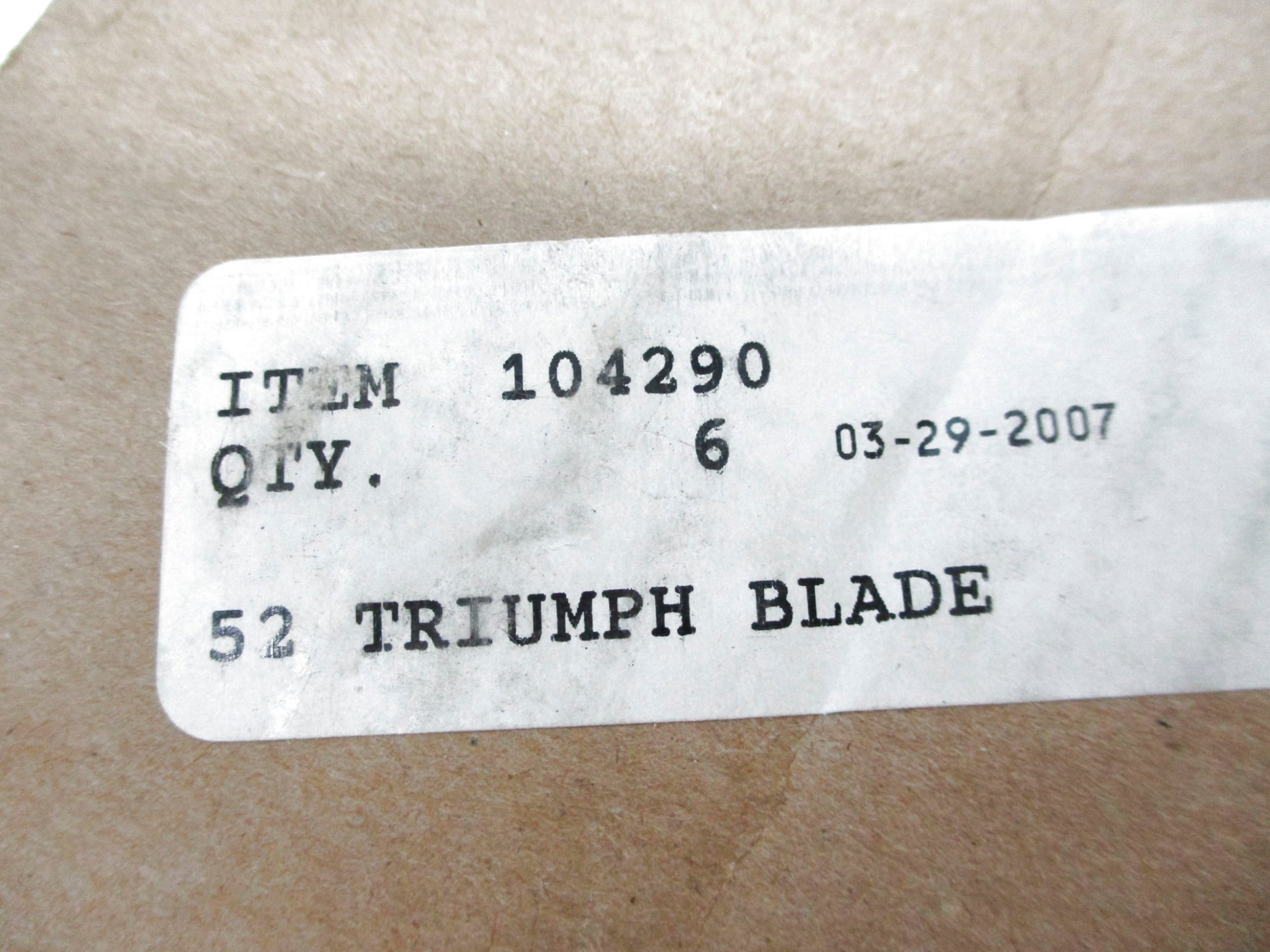 TRIUMPH 104290 (PKG OF 6) NSFS