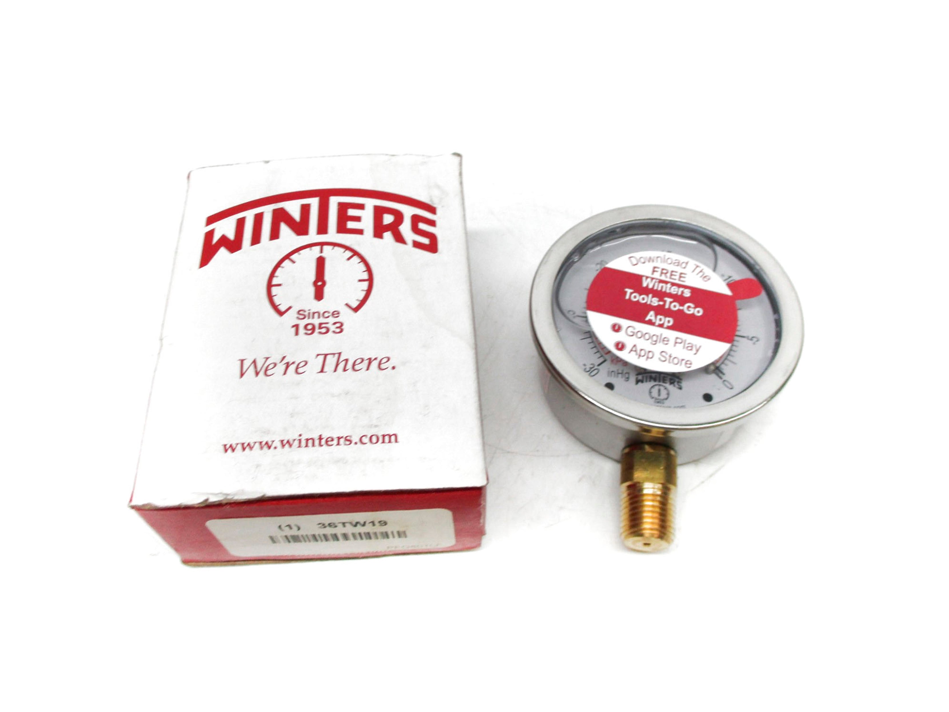 WINTERS 36TW19 -30 TO 0"HG NSMP