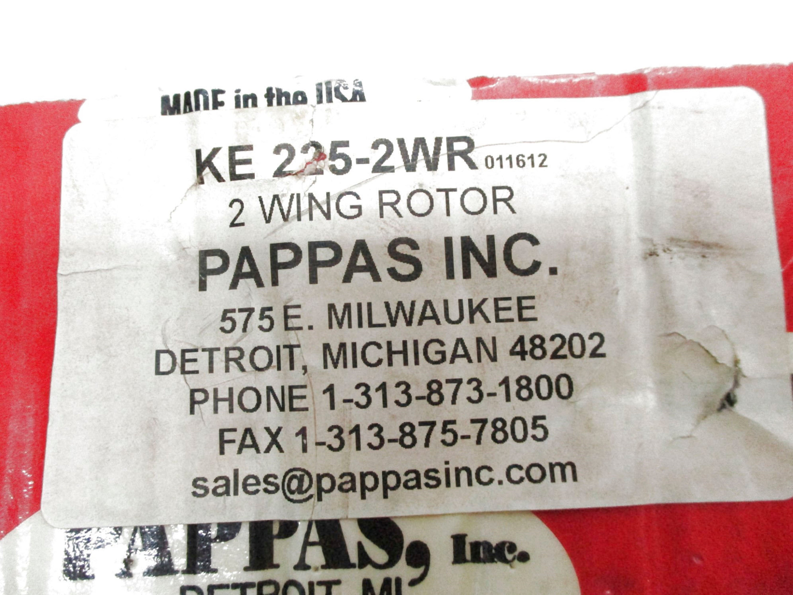 PAPPAS KE225-2WR NSFS