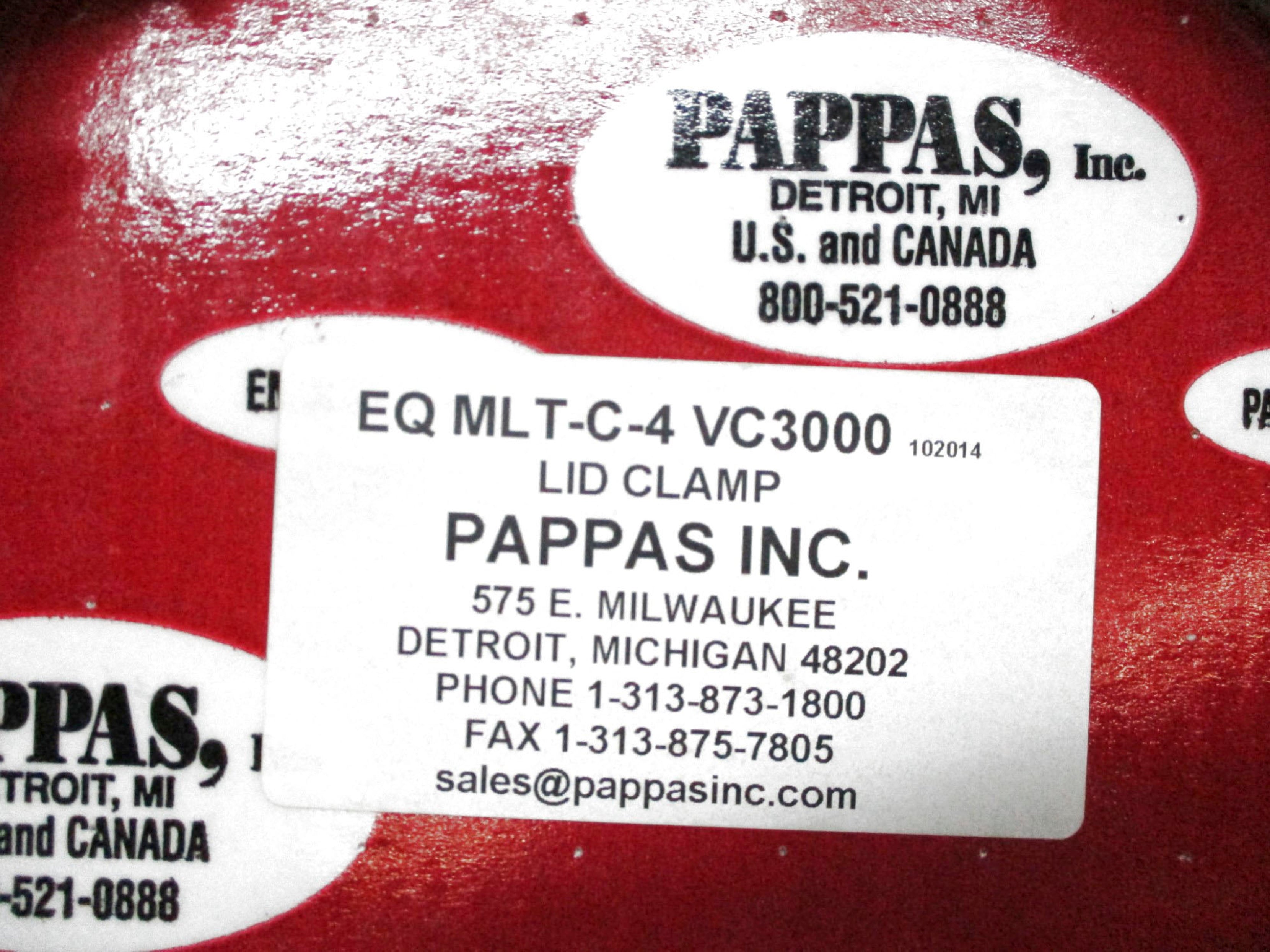 PAPPAS EQMLT-C-4VC3000 NSFS