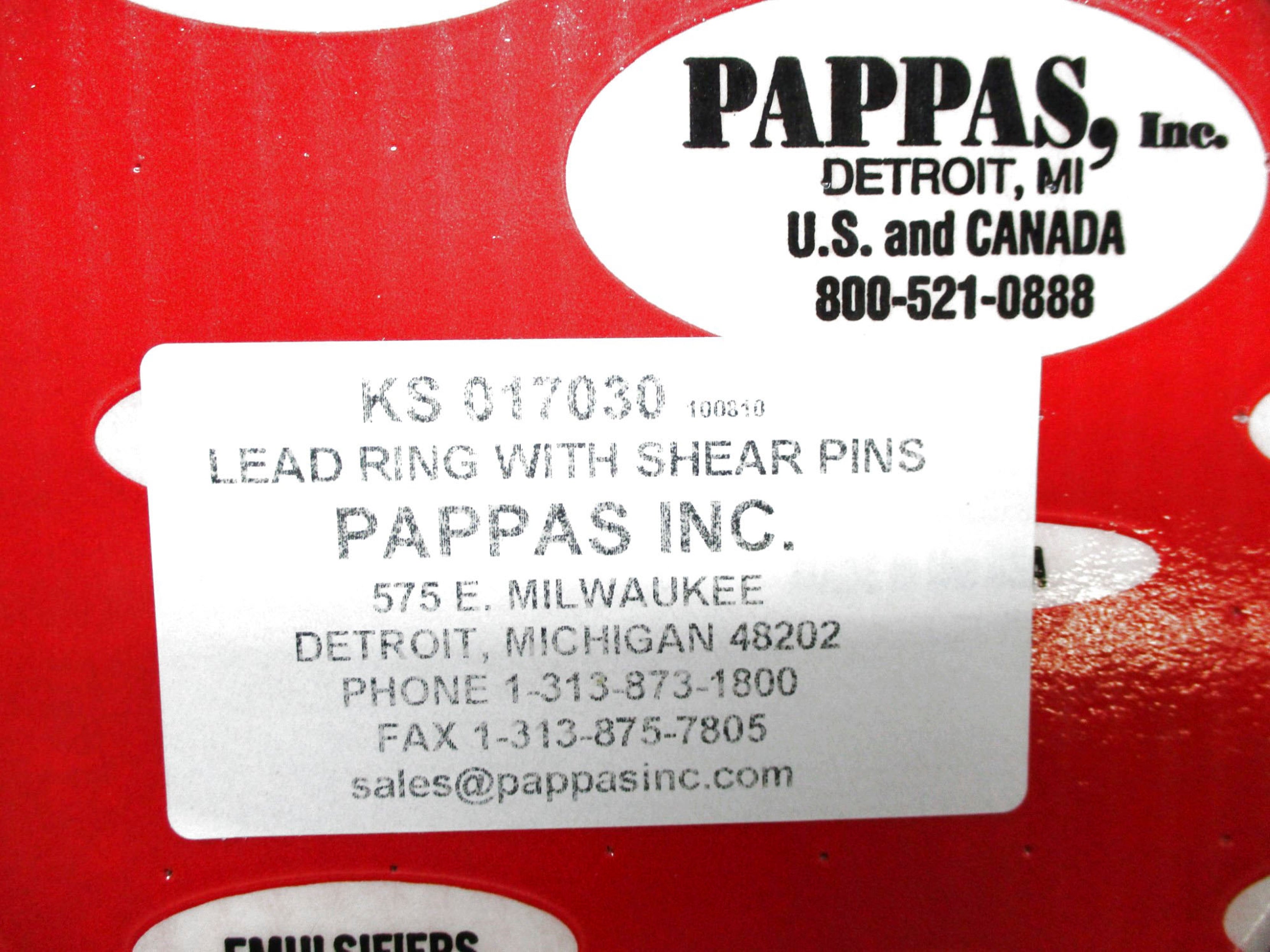 PAPPAS KS017030 NSFS