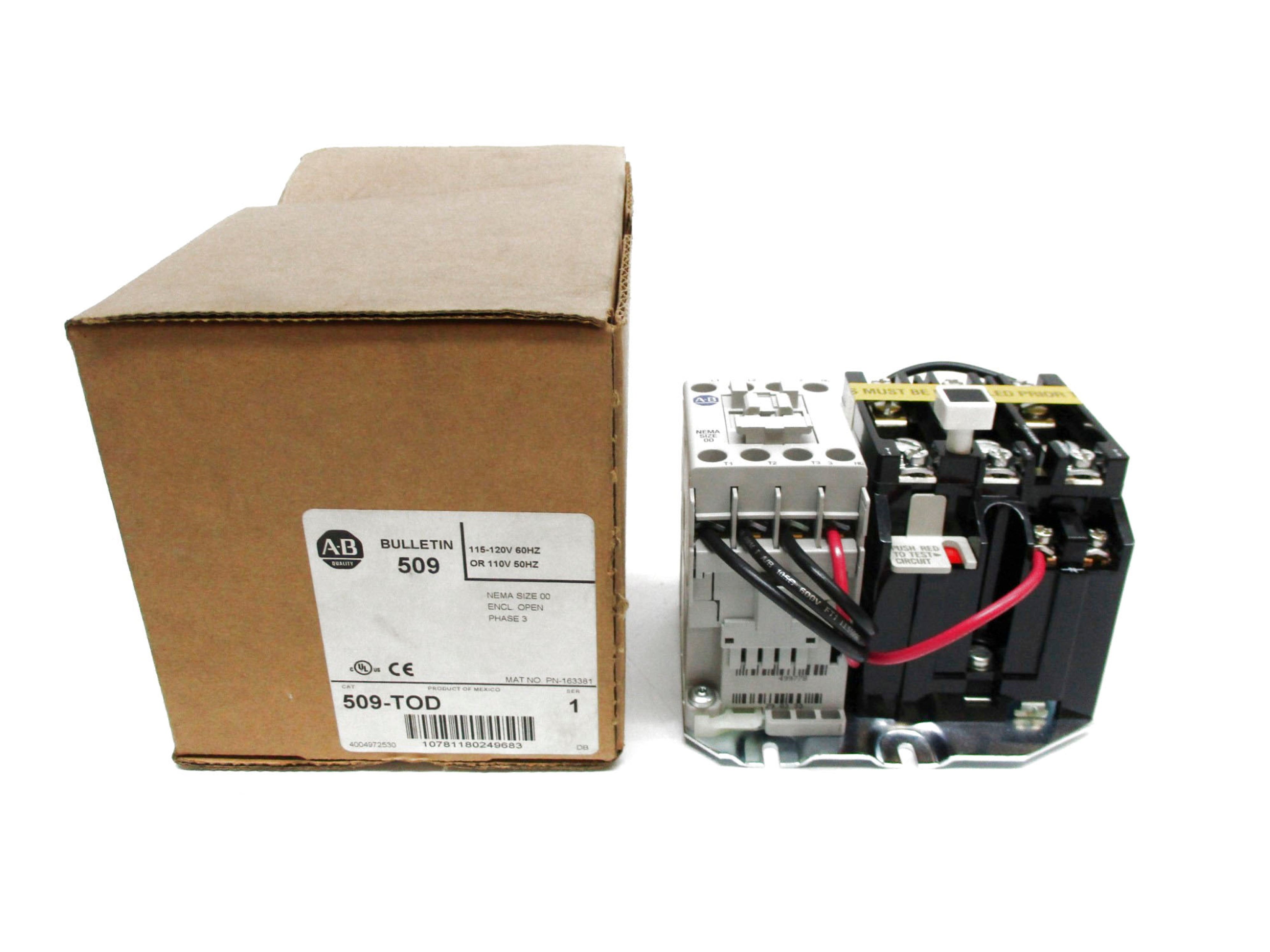 ALLEN BRADLEY 509-TOD SER. 1 (BR/WH) NSMP