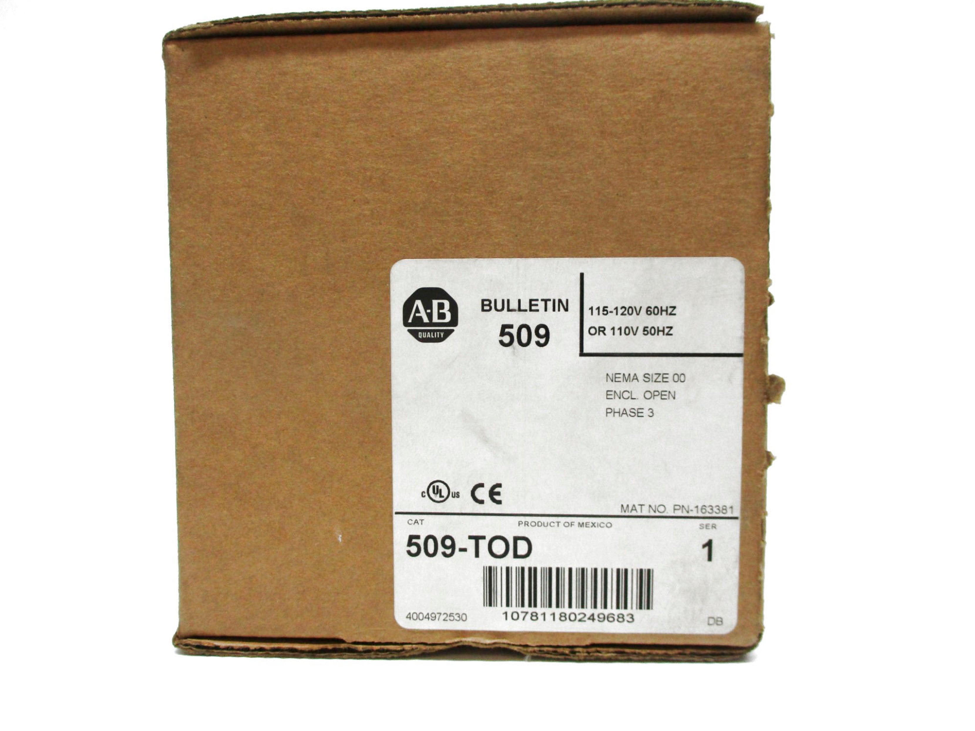 ALLEN BRADLEY 509-TOD SER. 1 (BR/WH) NSMP