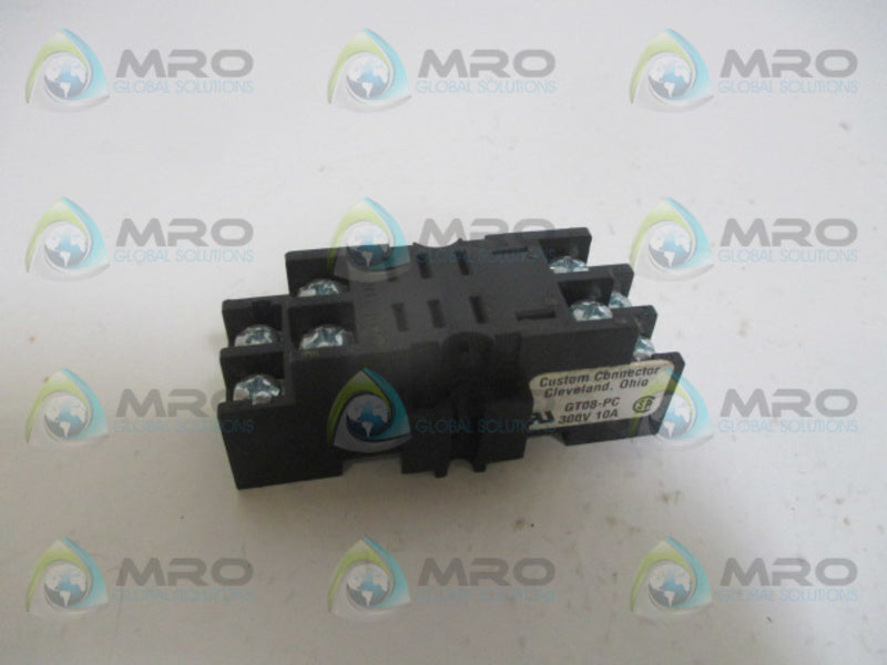CUSTOM CONNECTOR GT08-PC RELAY SOCKET *USED*