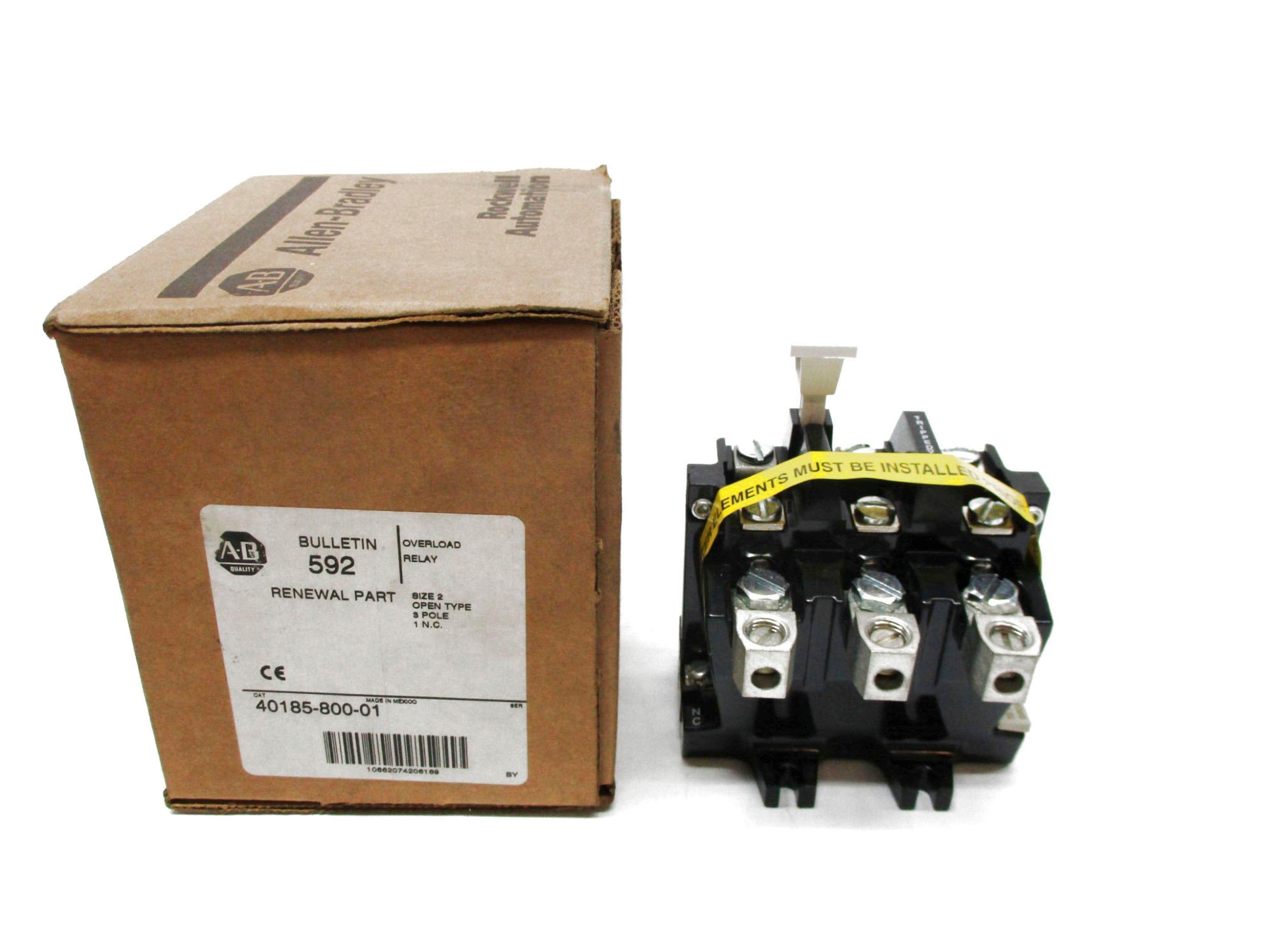 ALLEN BRADLEY 40185-800-01 (BR/WH) NSMP