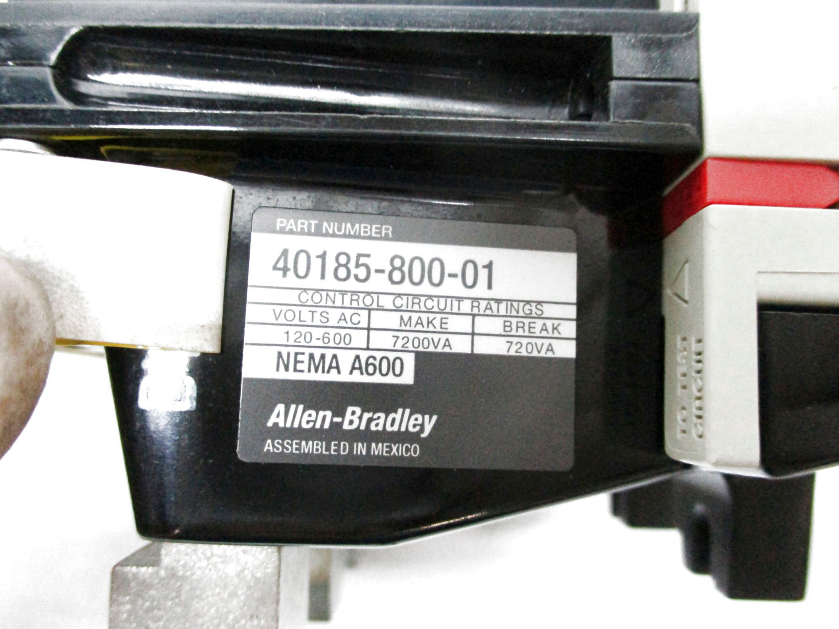 ALLEN BRADLEY 40185-800-01 (BR/WH) NSMP