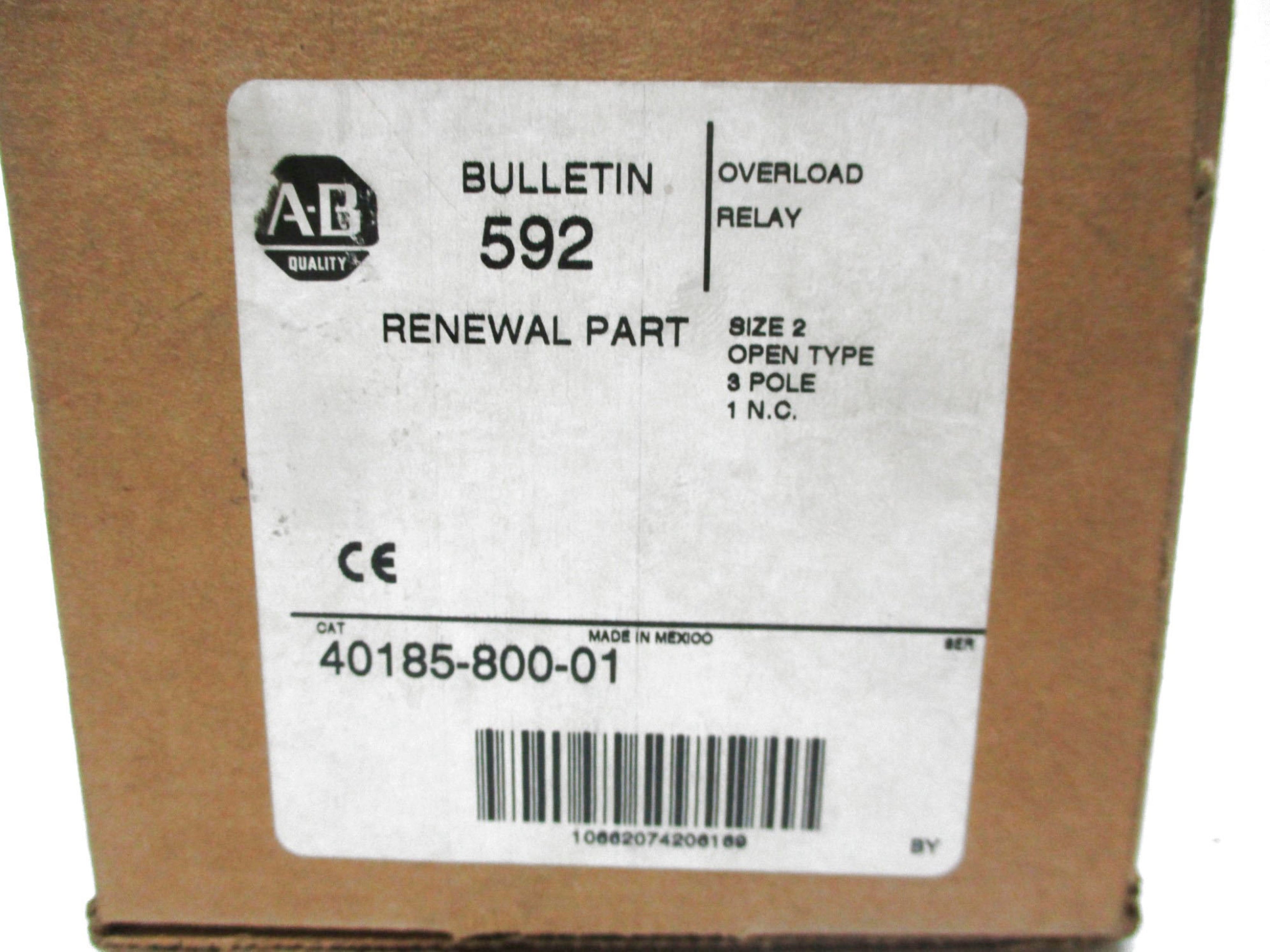 ALLEN BRADLEY 40185-800-01 (BR/WH) NSMP