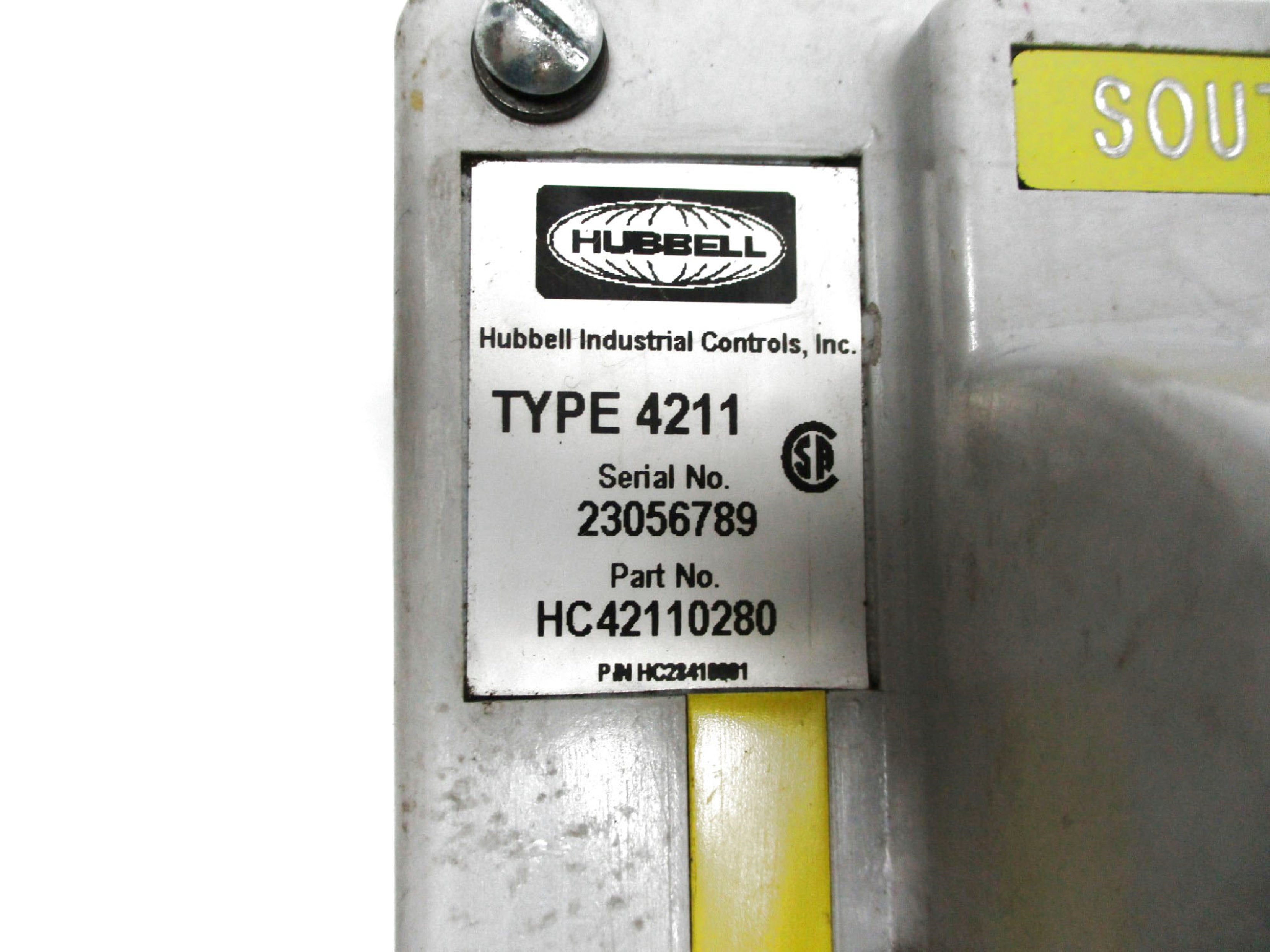 HUBBELL TYPE 4211 HC42110280 NSNP