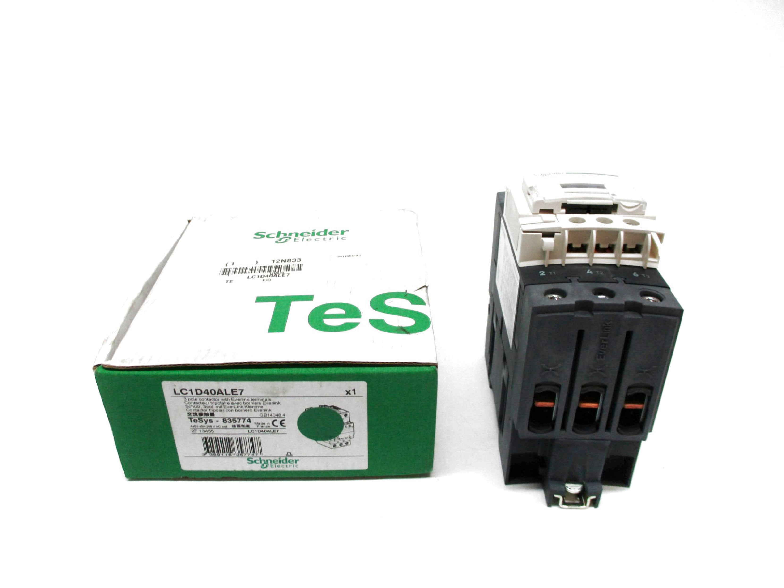 SCHNEIDER ELECTRIC LC1D40ALE7 208V NSMP