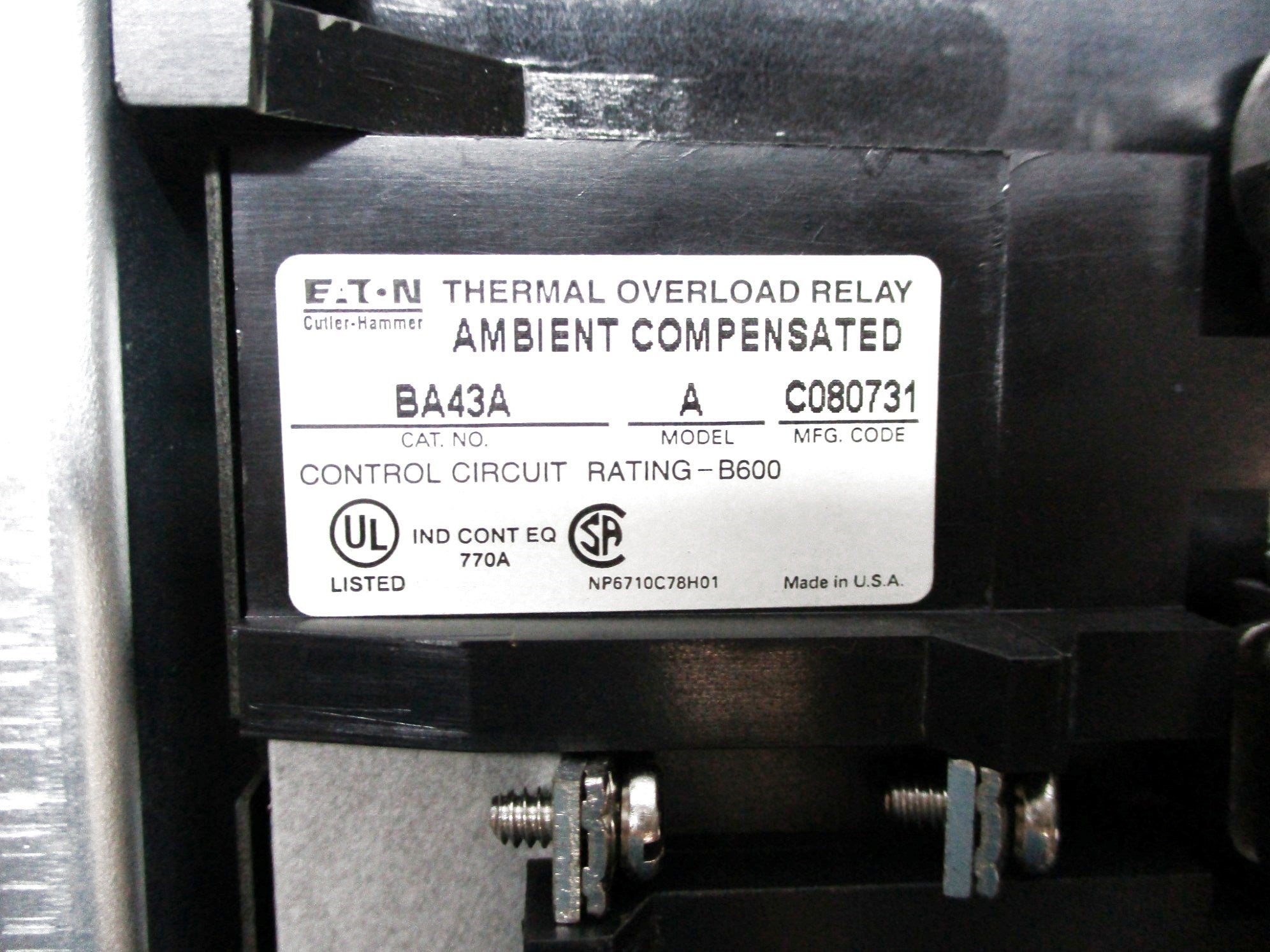 EATON BA43A NSNP