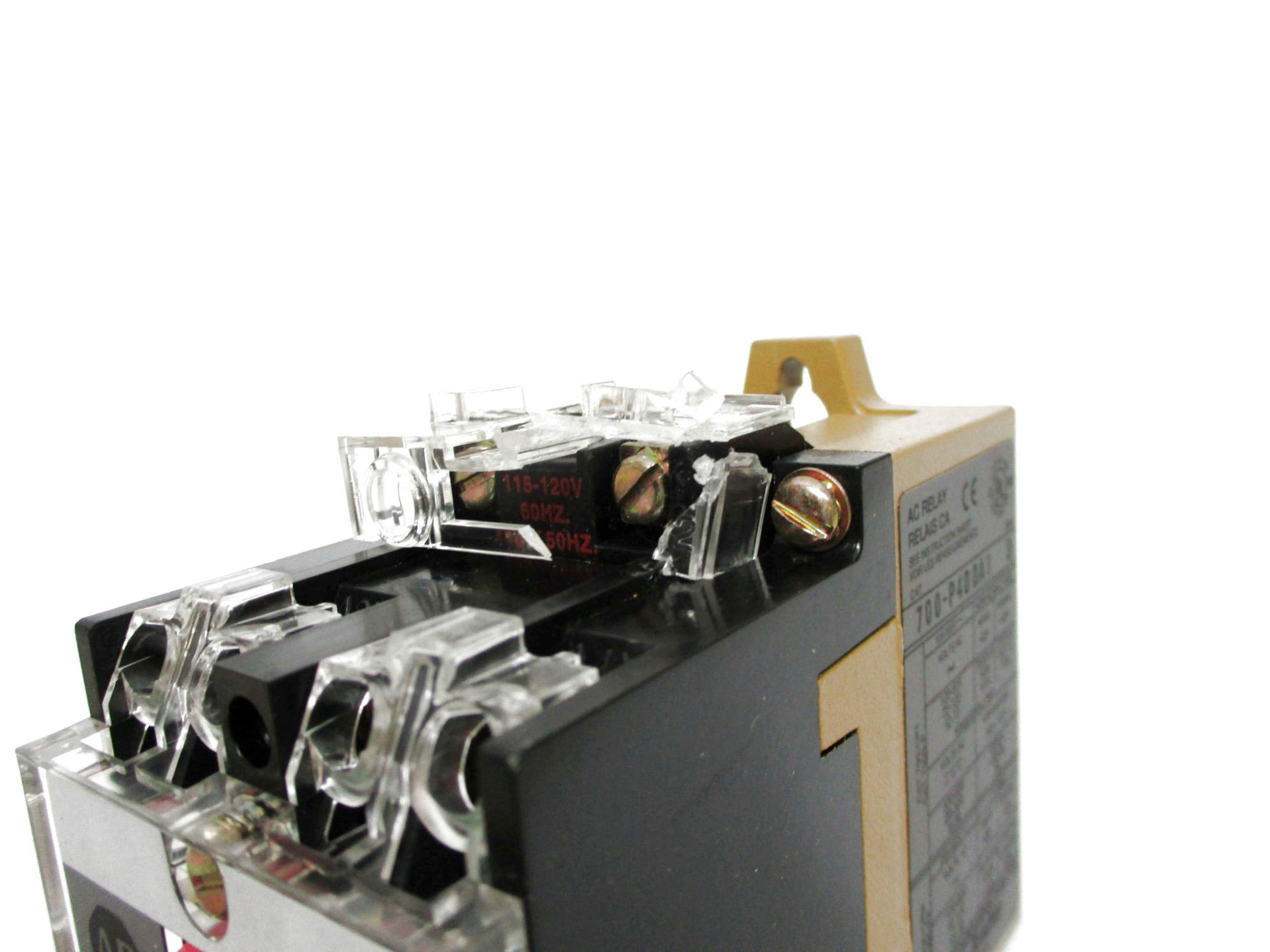 ALLEN BRADLEY 700-P400A1 SER. D 115-120/110V (AS PICTURED) (WH) NSMP