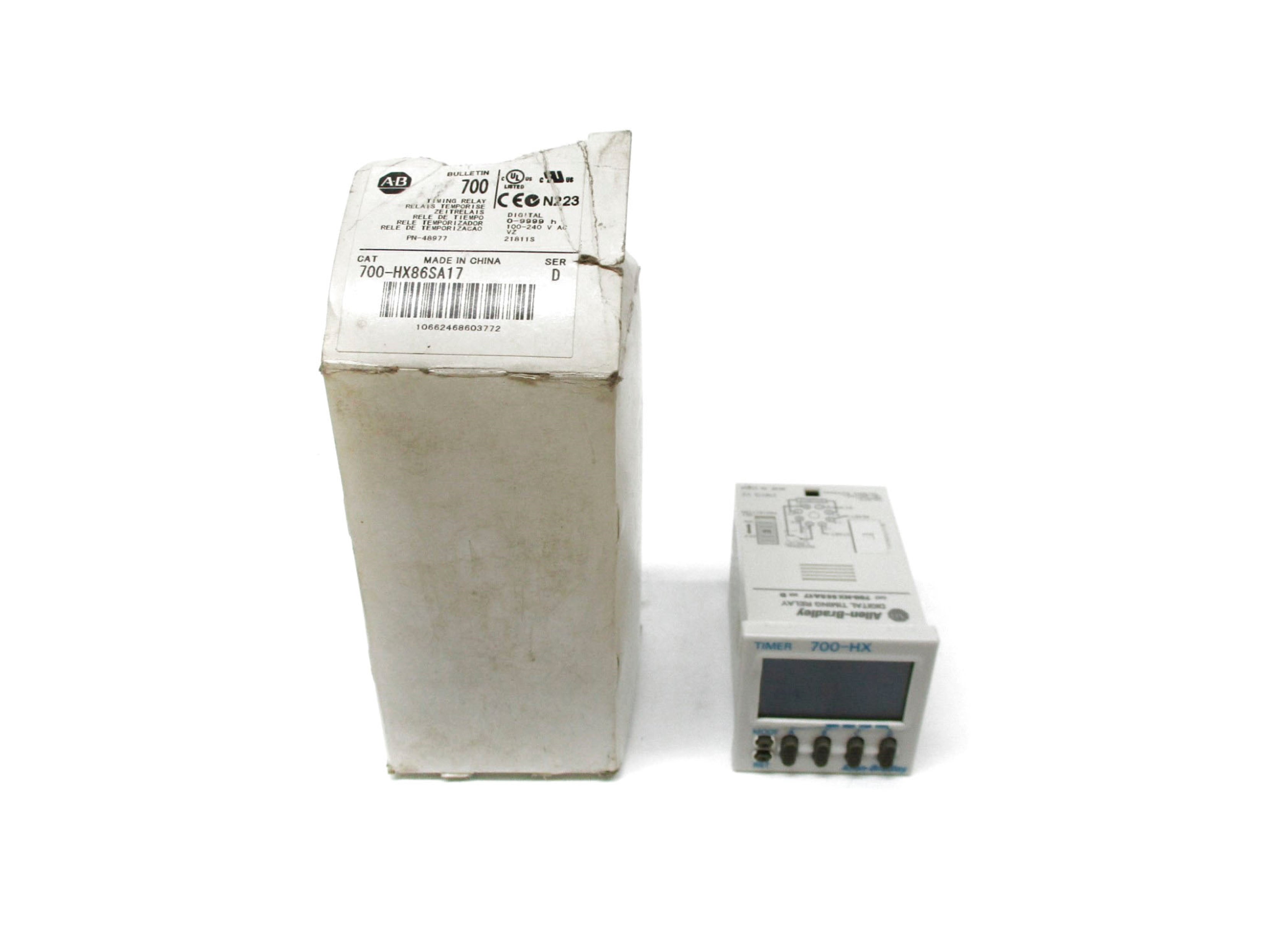 ALLEN BRADLEY 700-HX86SA17 SER. D 100-240VAC (WH) NSMP