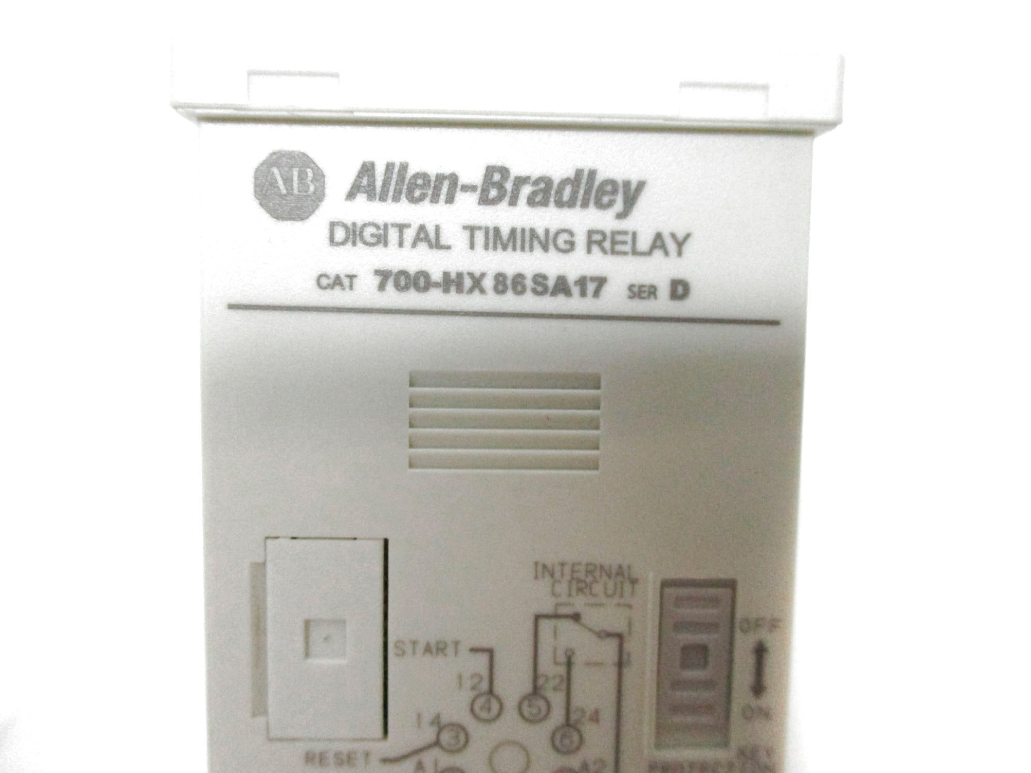 ALLEN BRADLEY 700-HX86SA17 SER. D 100-240VAC (WH) NSMP
