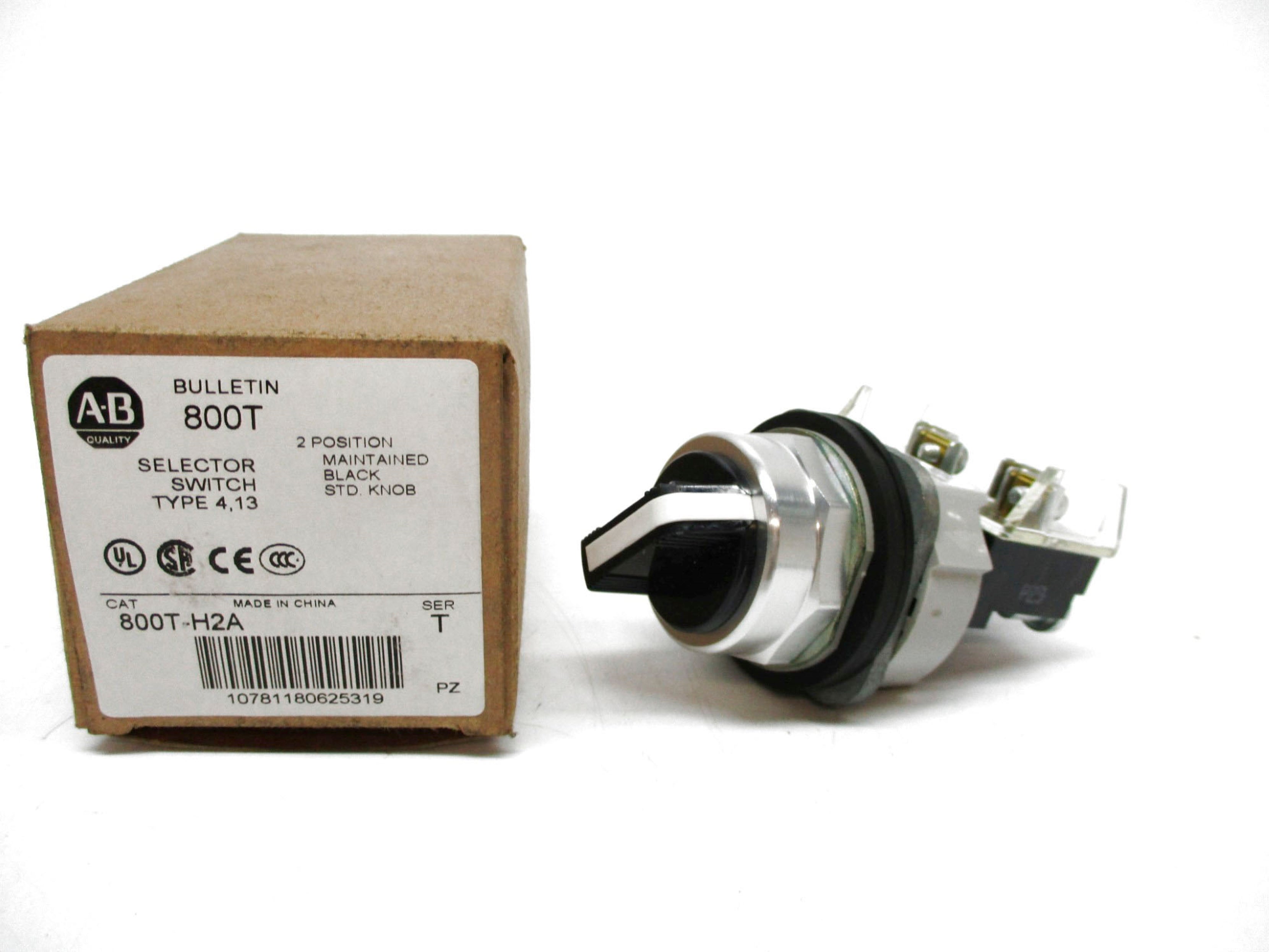 ALLEN BRADLEY 800T-H2A SER. T (BR/WH) NSMP