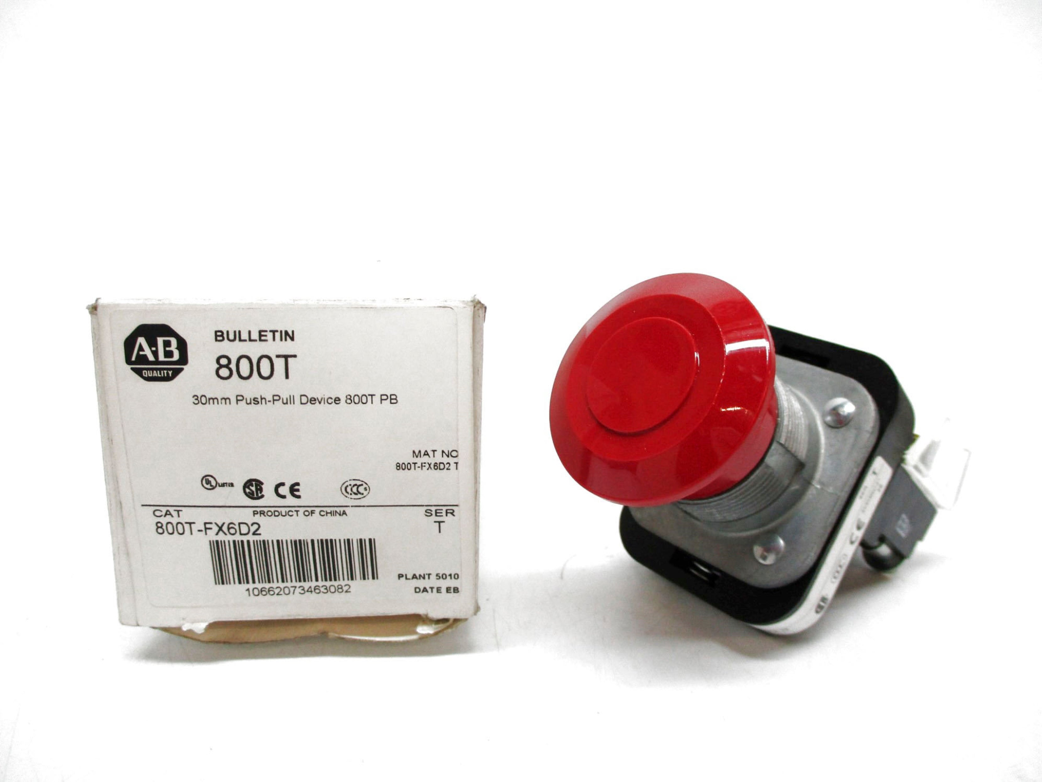 ALLEN BRADLEY 800T-FX6D2 SER. T (WH) NSMP
