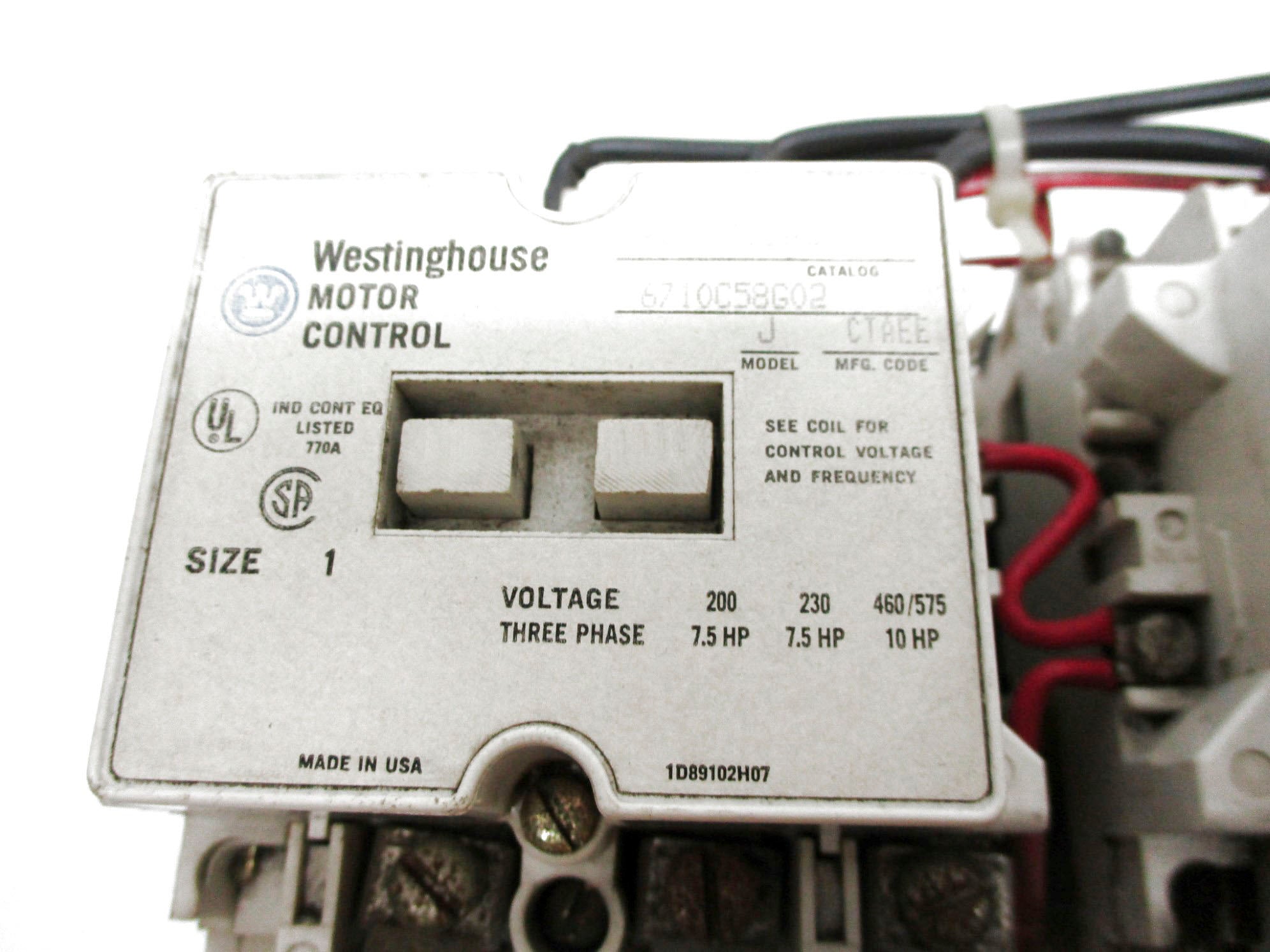 WESTINGHOUSE A210M1CAC UNMP