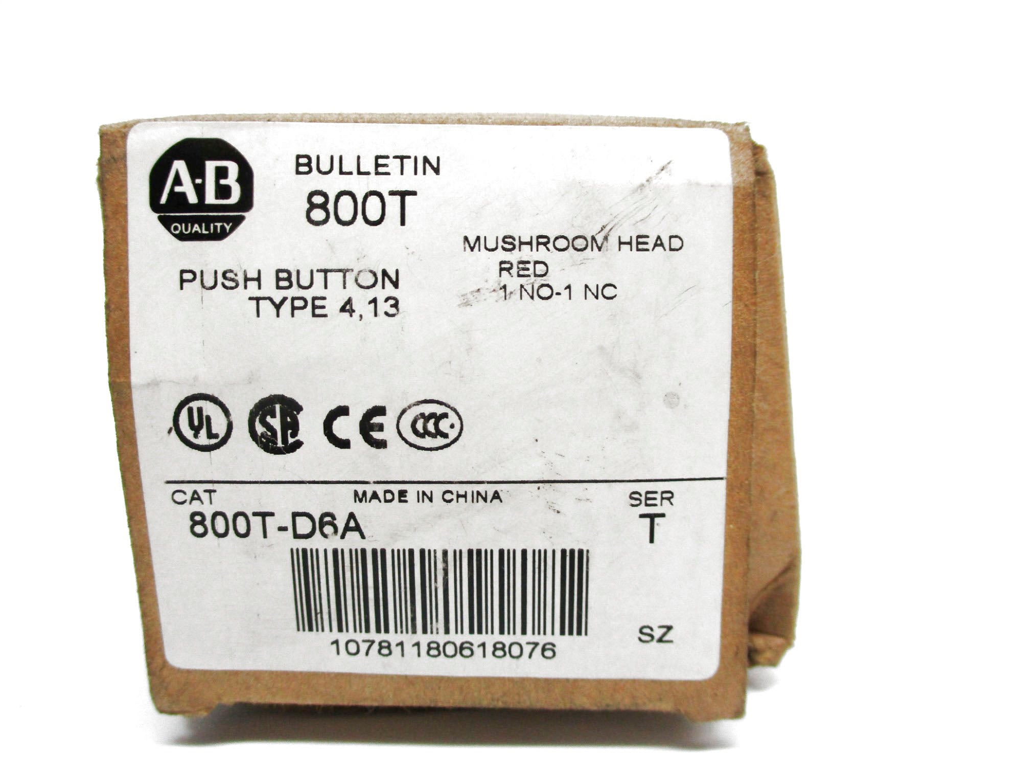 INDUSTRIAL SPARE PART 800T-D6A SER. T (AS PICTURED) (BR/WH) NSMP