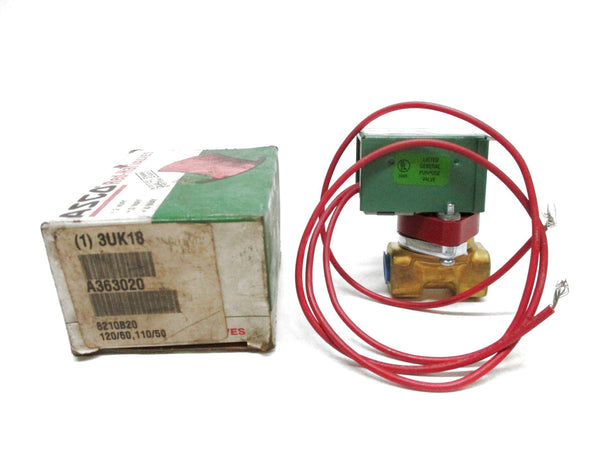 ASCO 8210B20 120/60 110/50 5-125PSI NSMP