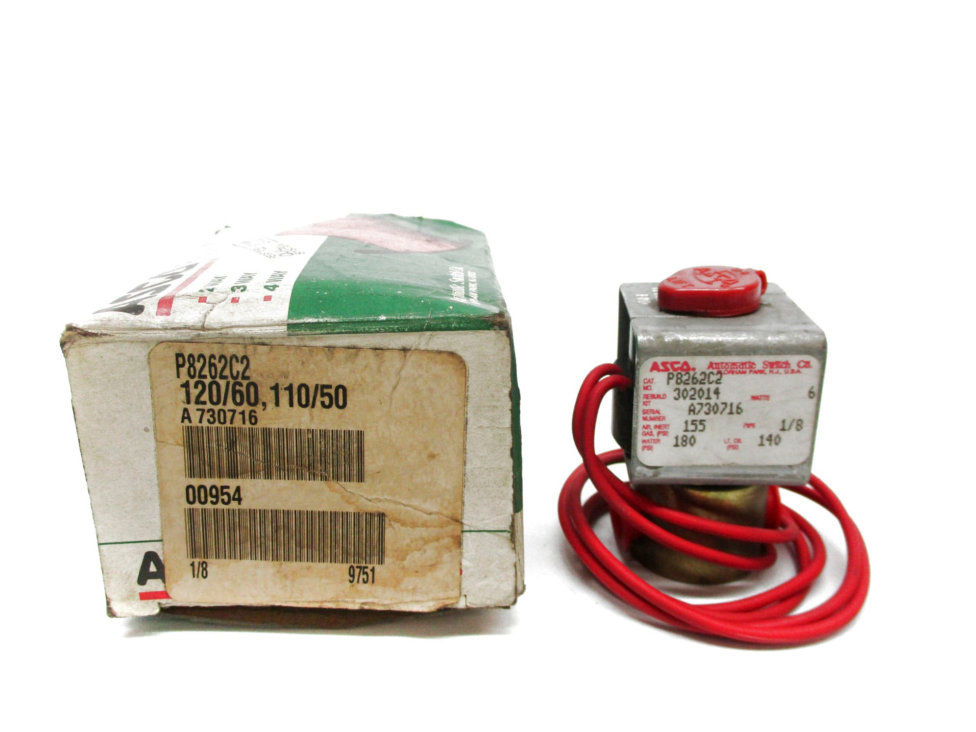 ASCO P8262C2 120/60 110/50 NSMP