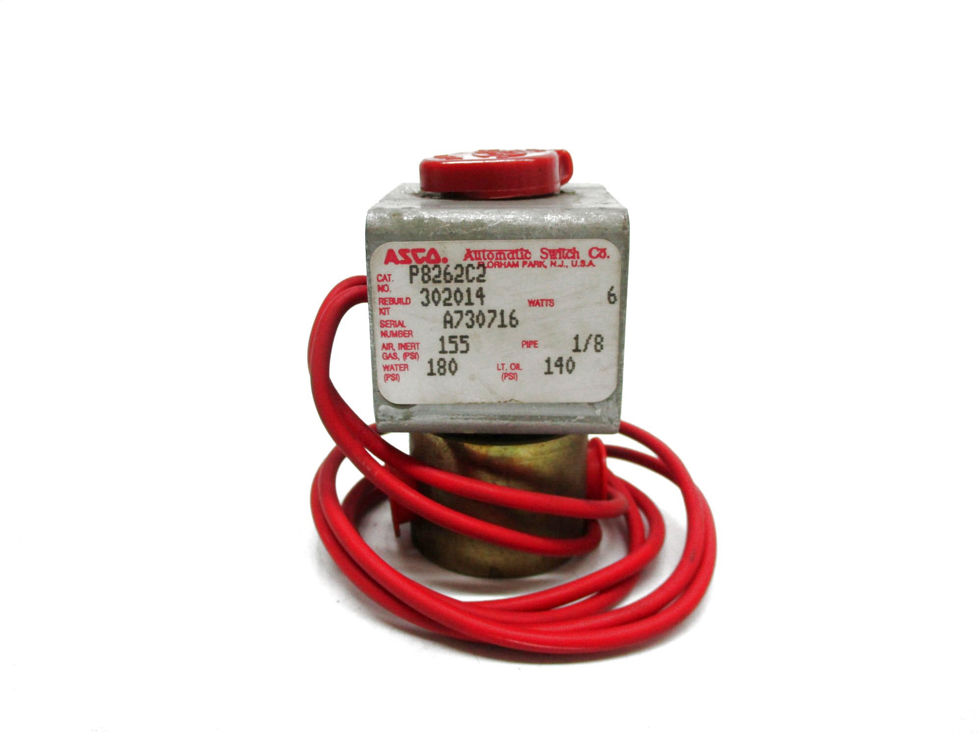 ASCO P8262C2 120/60 110/50 NSMP